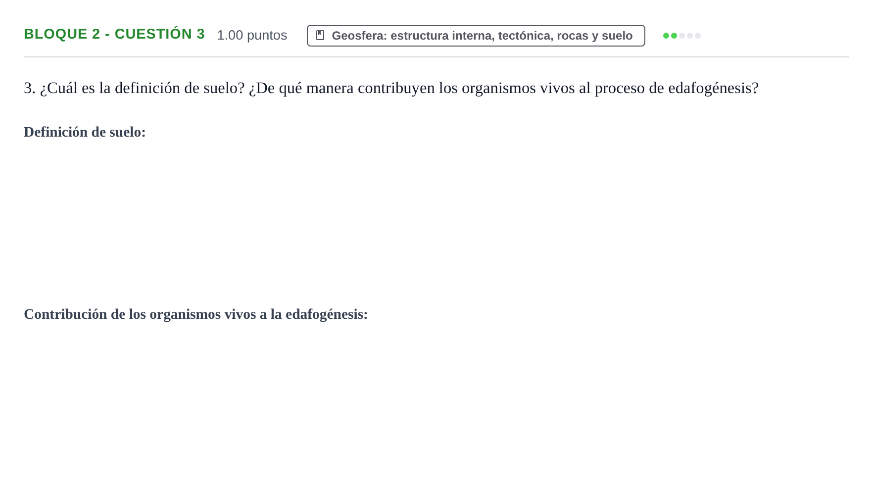 Enunciado: Bloque 2 - Cuestión 3 · Ciencias Generales PAU Castilla-La Mancha Ordinaria 2024