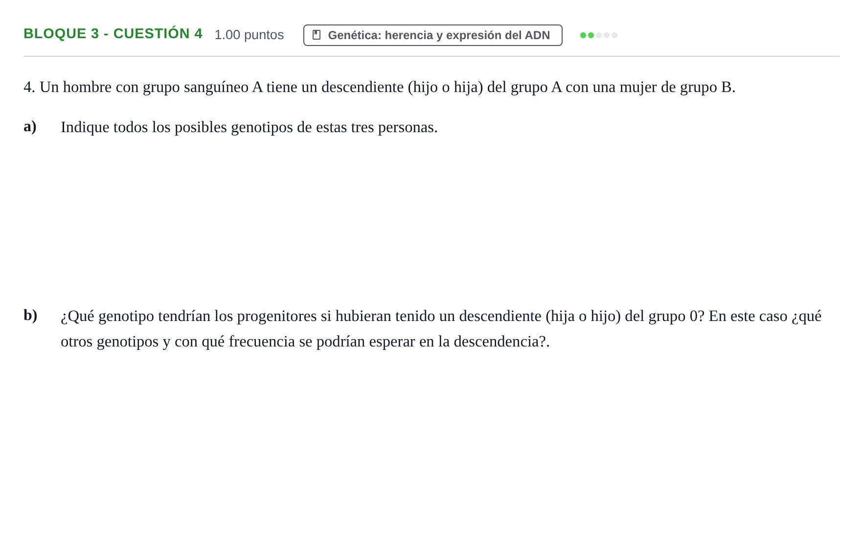 Enunciado: Bloque 3 - Cuestión 4 · Ciencias Generales PAU Castilla-La Mancha Ordinaria 2024