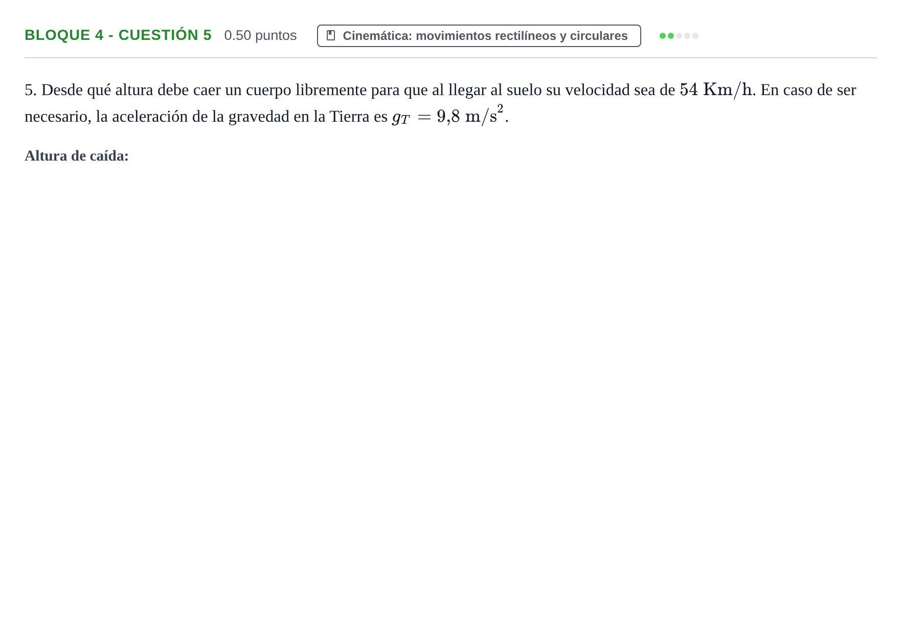 Enunciado: Bloque 4 - Cuestión 5 · Ciencias Generales PAU Castilla-La Mancha Ordinaria 2024