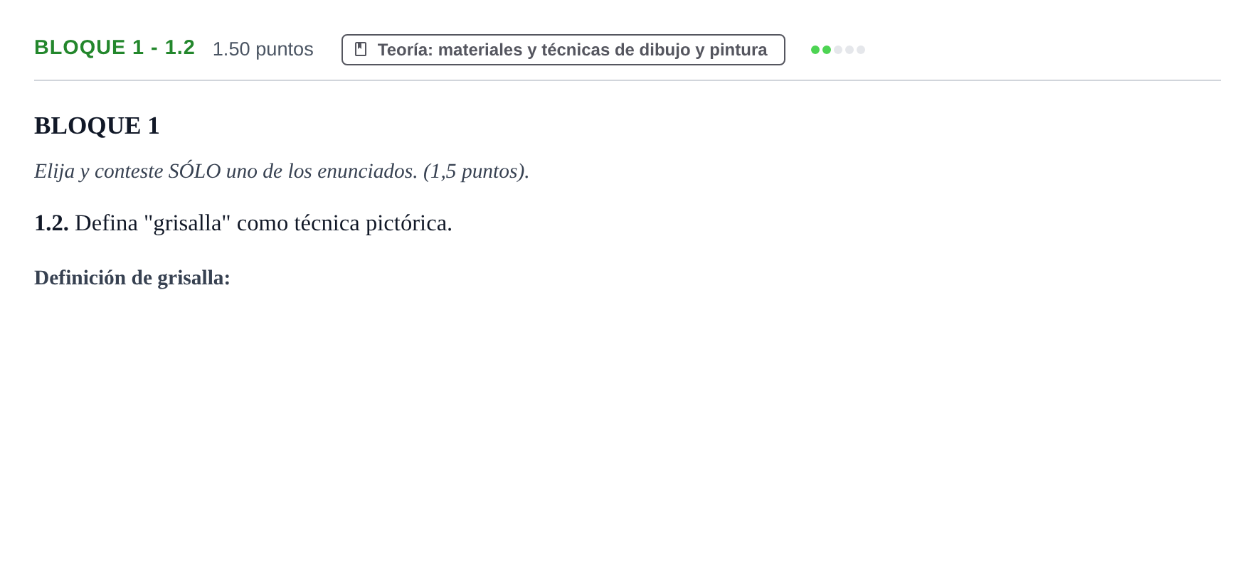 Enunciado: Bloque 1 - 1.2 · Técnicas de Expresión Gráfico-Plástica PAU Castilla-La Mancha Extraordinaria 2024
