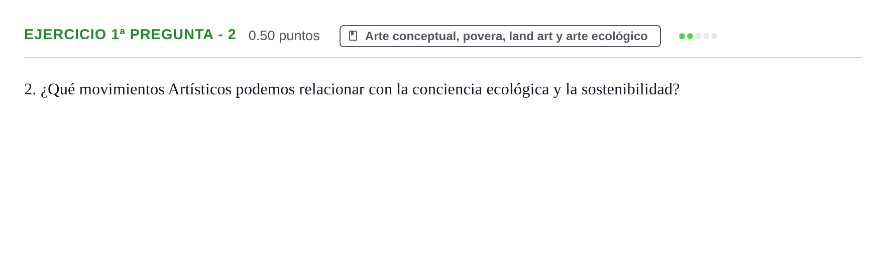 Enunciado: Ejercicio 1ª pregunta - 2 · Movimientos Culturales y Artísticos PAU Castilla-La Mancha Ordinaria 2024