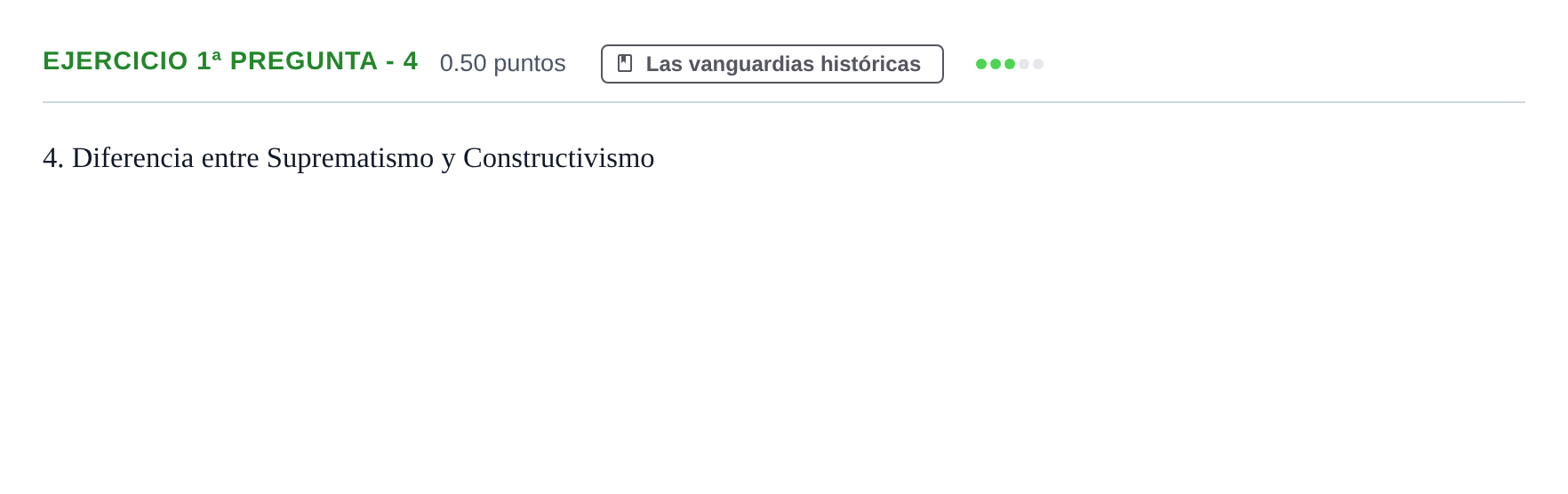 Enunciado: Ejercicio 1ª pregunta - 4 · Movimientos Culturales y Artísticos PAU Castilla-La Mancha Ordinaria 2024