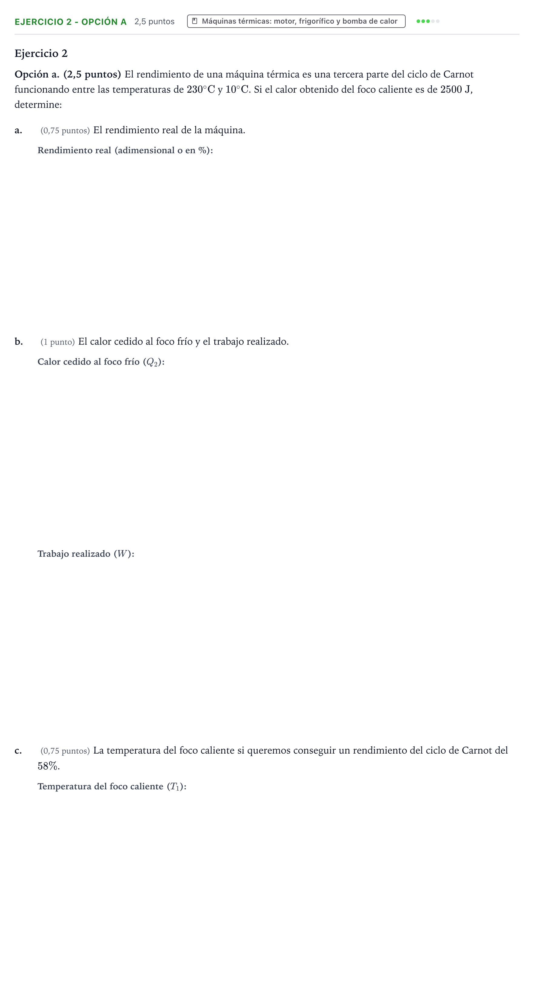 Enunciado: Ejercicio 2 - Opción a · Tecnología e Ingeniería II PAU Castilla-La Mancha Extraordinaria 2024