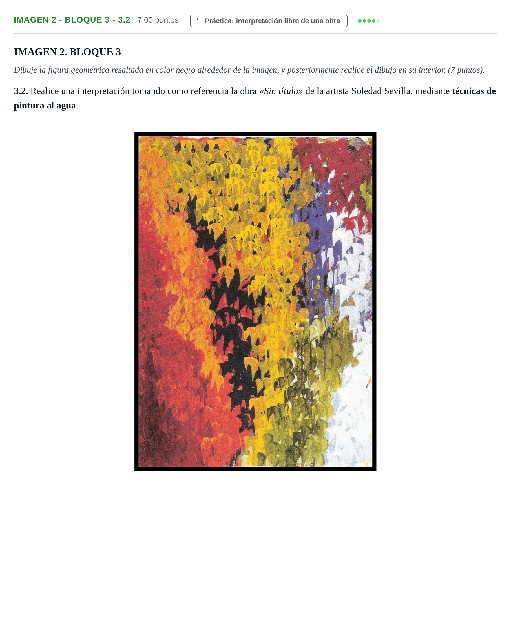 Enunciado: Ejercicio Imagen 2 - Bloque 3 - 3.2 · Técnicas de Expresión Gráfico-Plástica PAU Castilla-La Mancha Ordinaria 2024