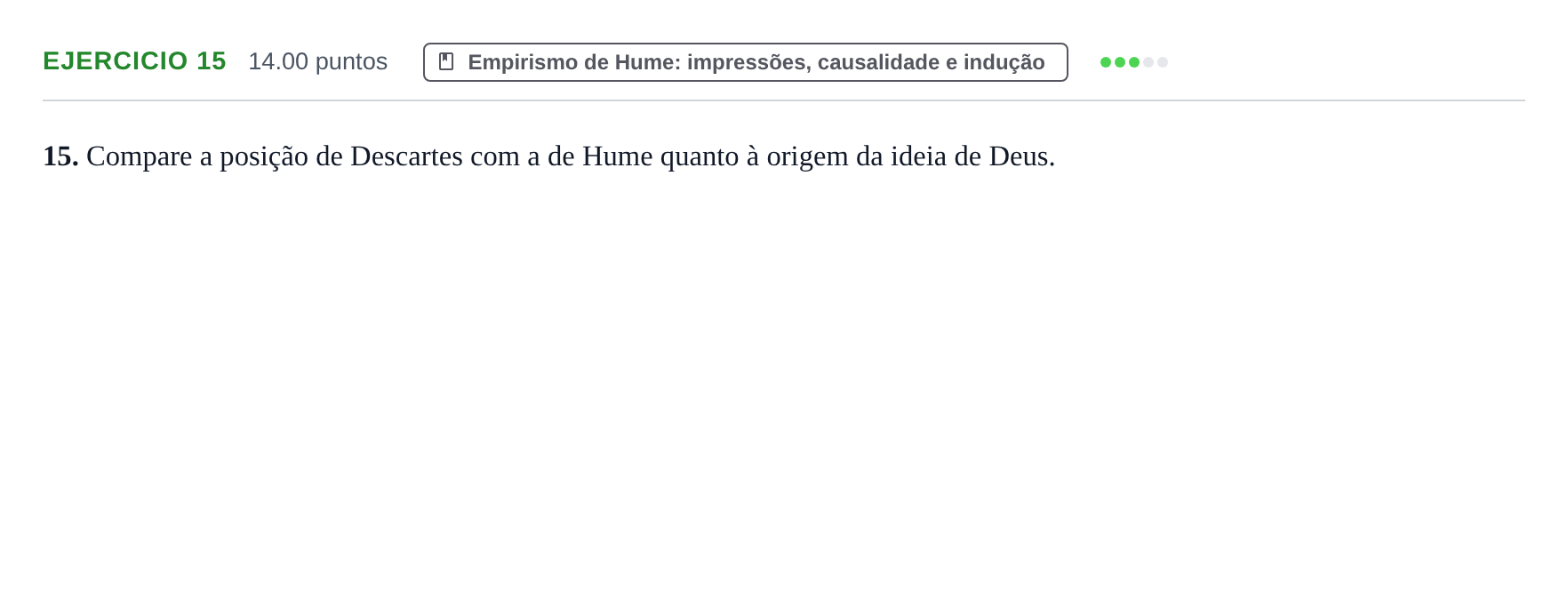 Enunciado: Exercício 15 · Exame Nacional Filosofia Época especial 2024