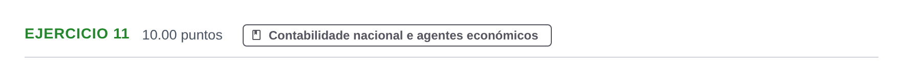 Enunciado: Exercício 11 · Exame Nacional Economia A Época especial 2024