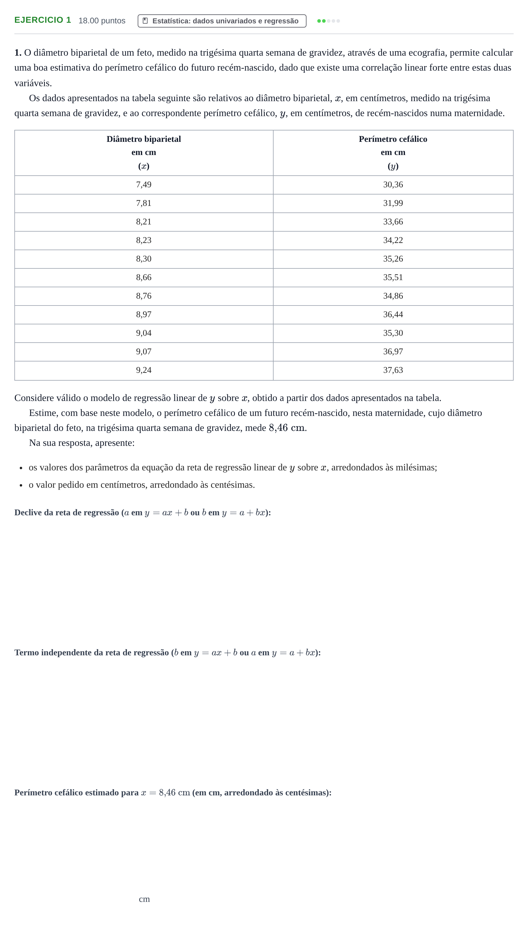 Enunciado: Exercício 1 · Exame Nacional Matemática B Época especial 2024