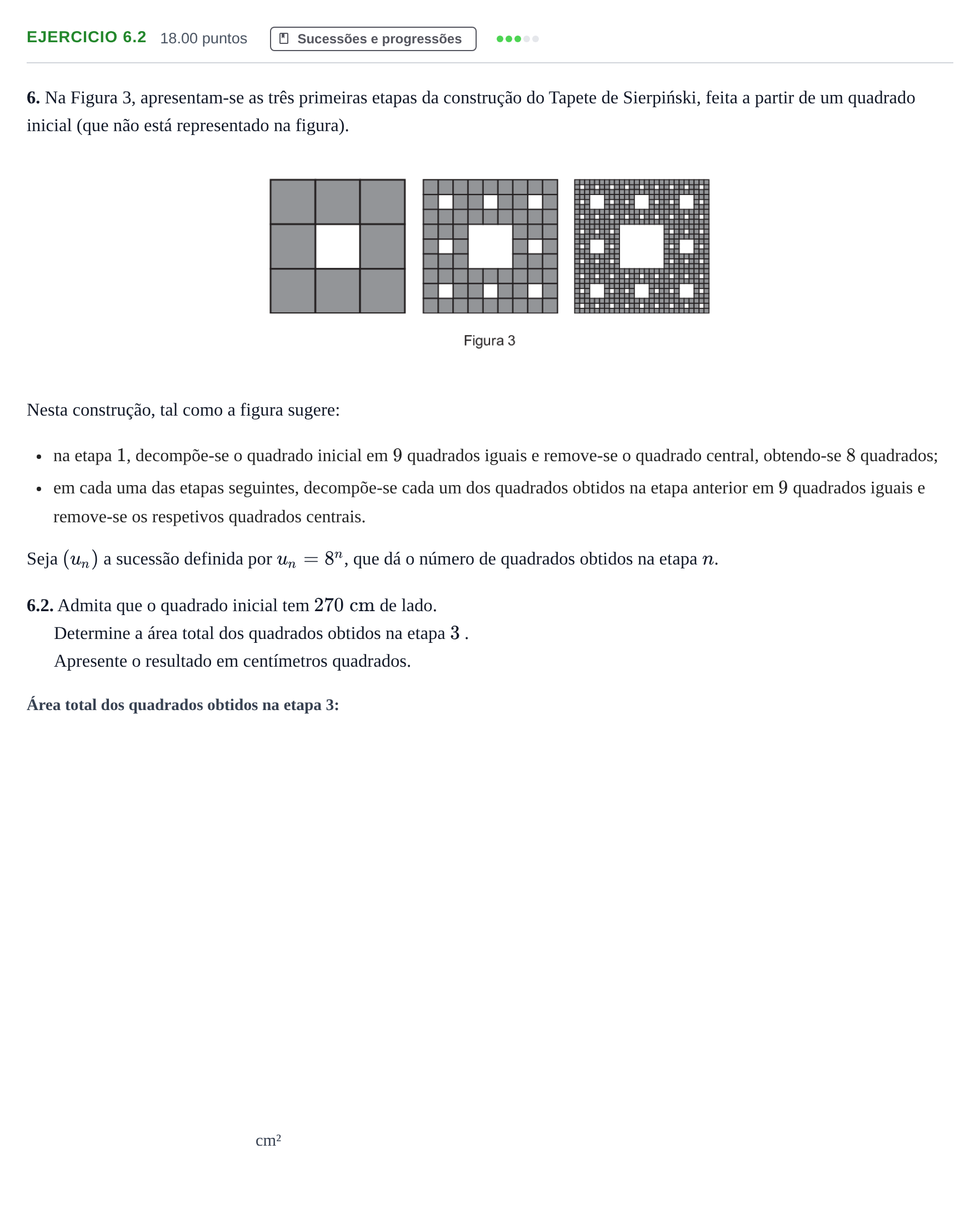 Enunciado: Exercício 6.2 · Exame Nacional Matemática B Época especial 2024