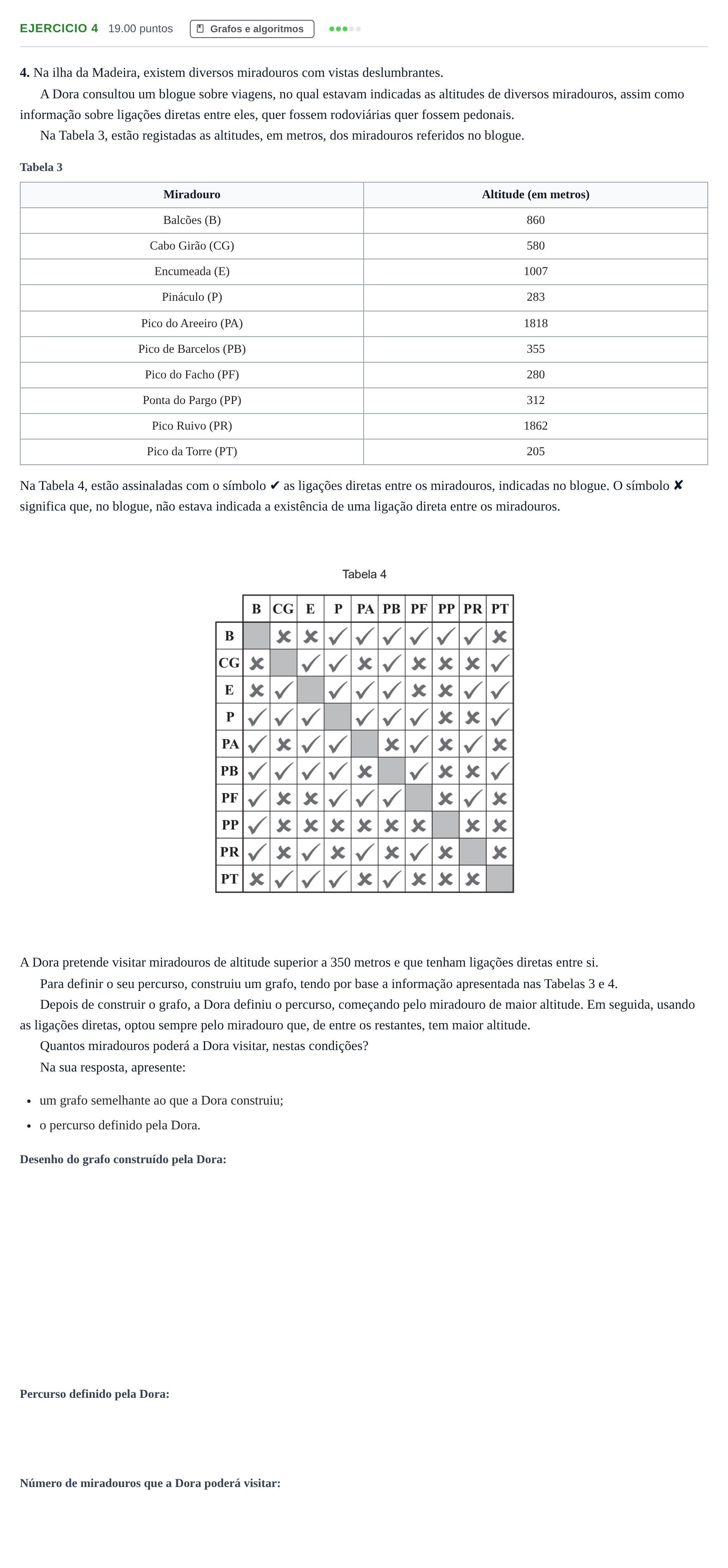 Enunciado: Exercício 4 · Exame Nacional Matemática Aplicada às Ciências Sociais Época especial 2024