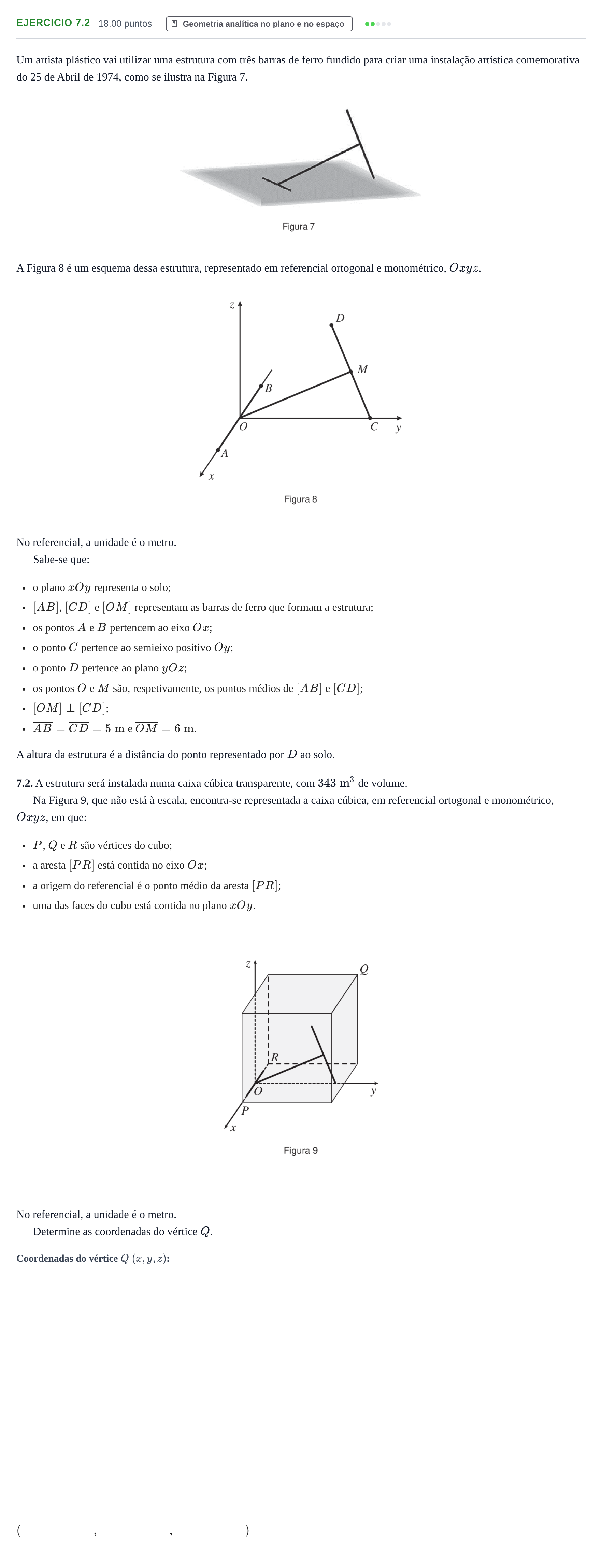 Enunciado: Exercício 7.2 · Exame Nacional Matemática B 2.ª fase 2024
