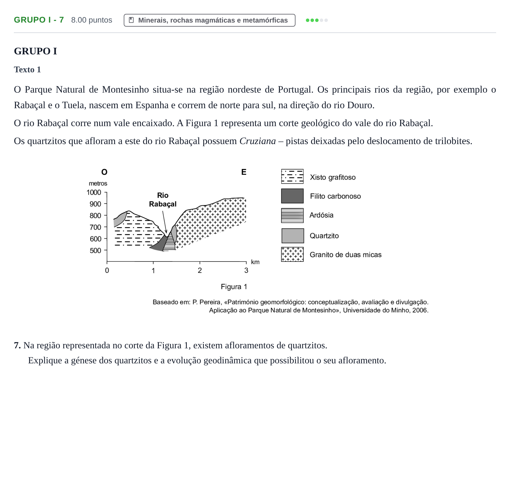 Enunciado: Grupo I - 7 · Exame Nacional Biologia e Geologia 2.ª fase 2023