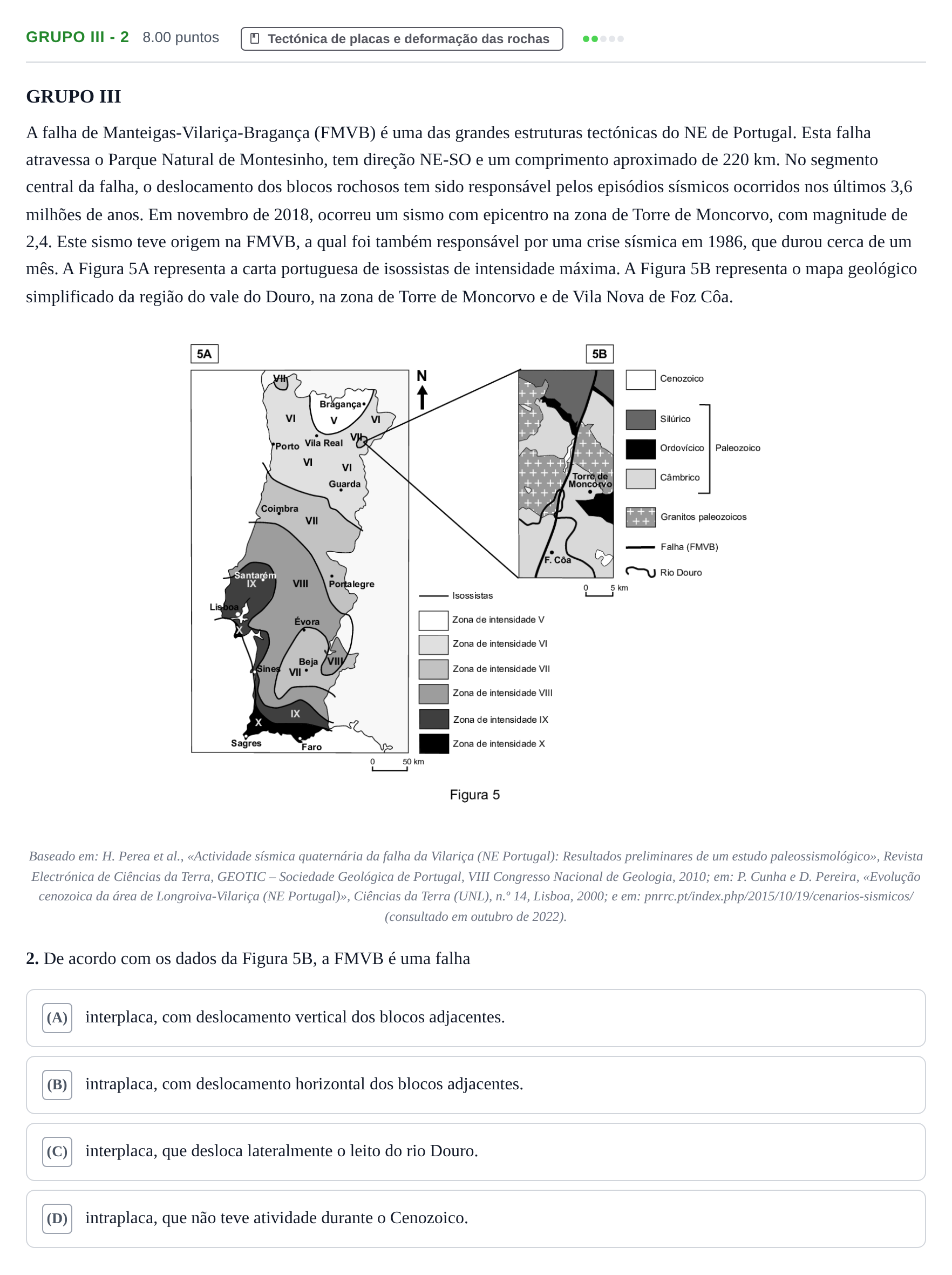 Enunciado: Grupo III - 2 · Exame Nacional Biologia e Geologia 2.ª fase 2023