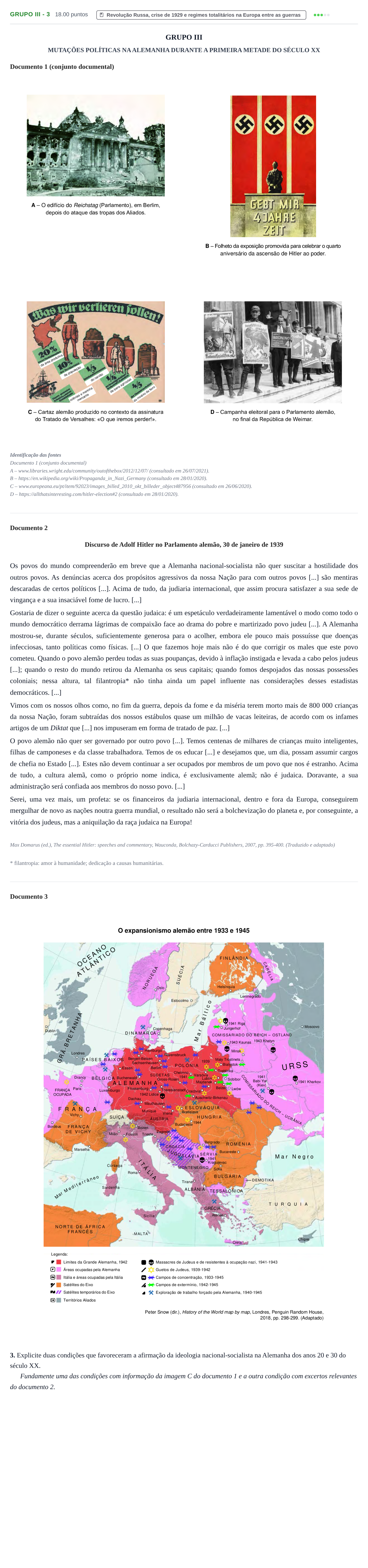 Enunciado: Grupo III - 3 · Exame Nacional História A Época especial 2021