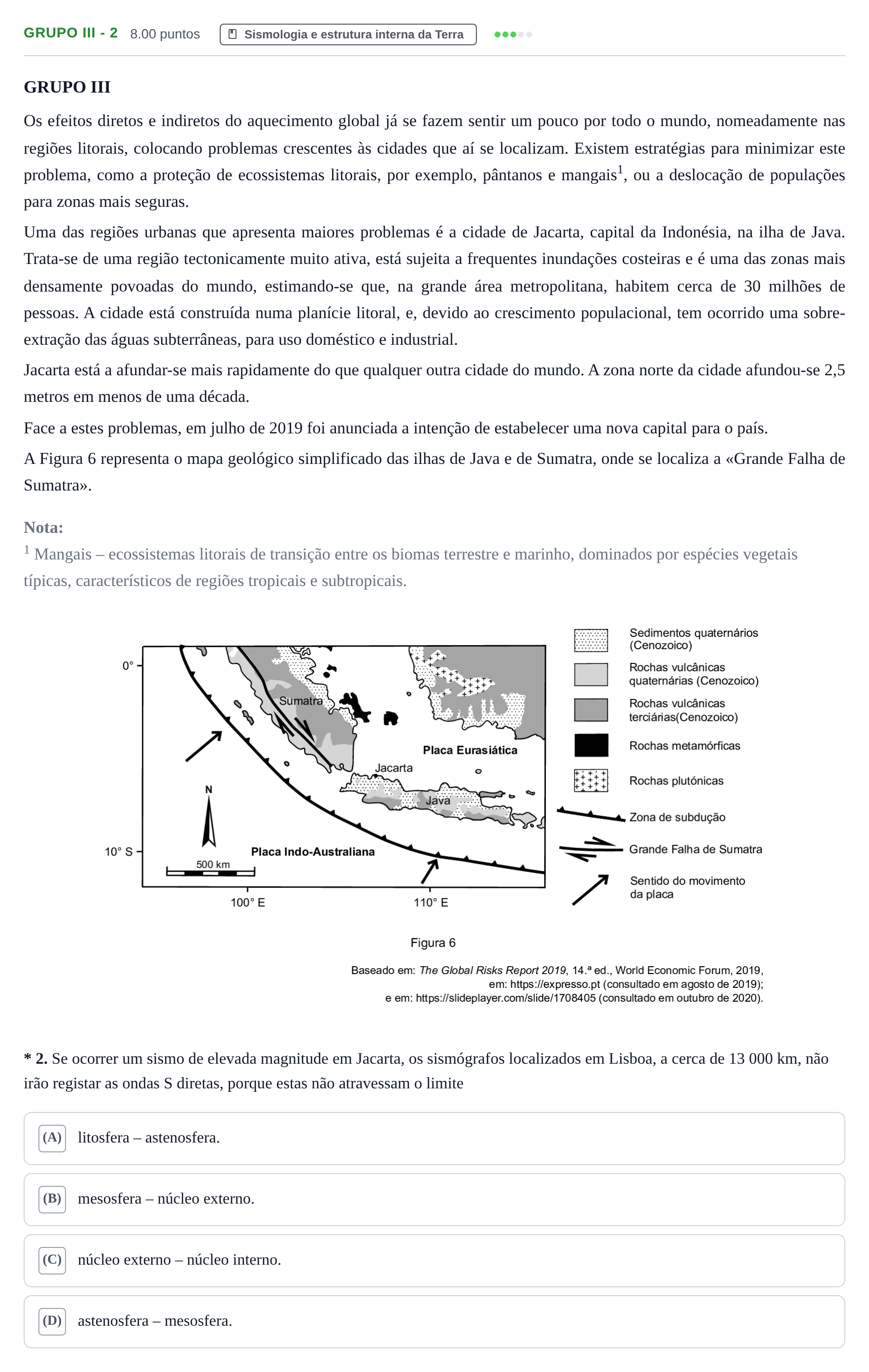 Enunciado: Grupo III - 2 · Exame Nacional Biologia e Geologia 1.ª fase 2021