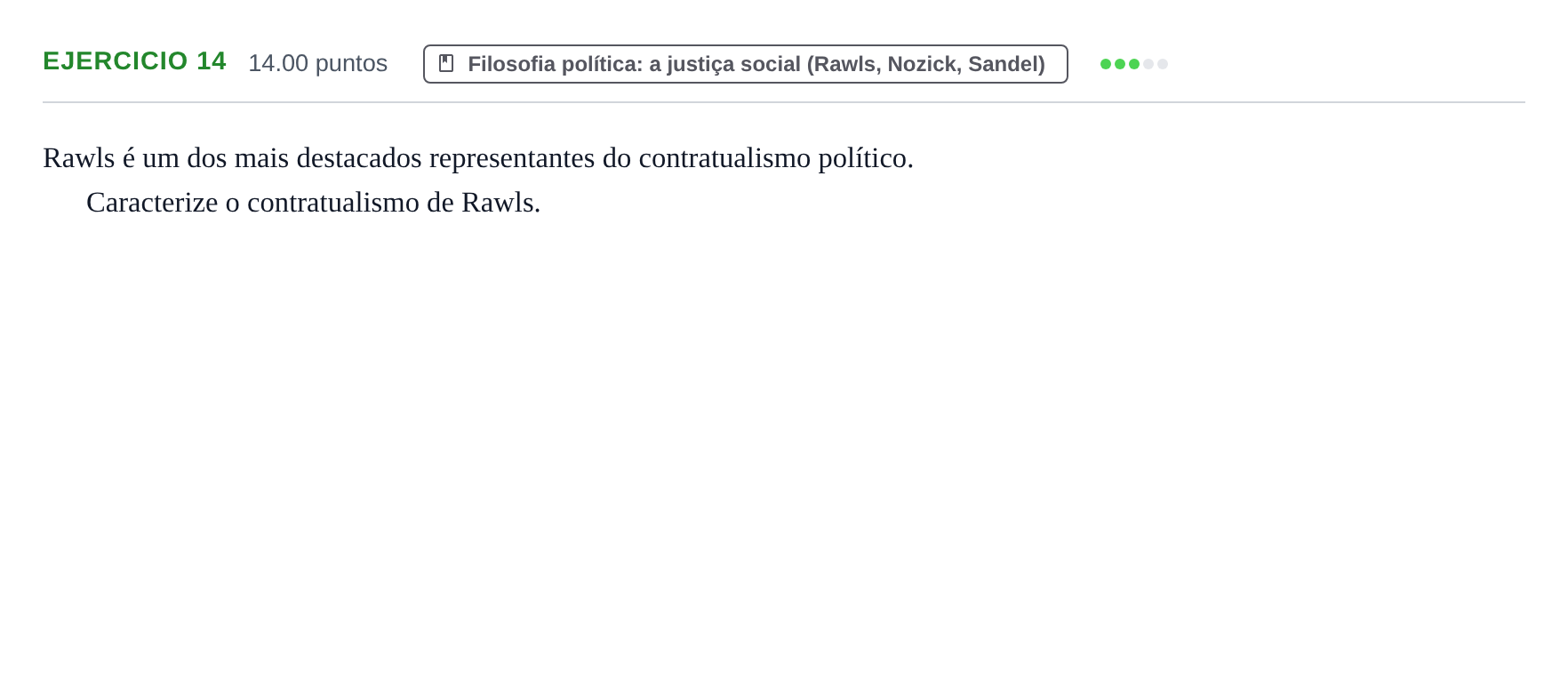 Enunciado: Exercício 14 · Exame Nacional Filosofia 1.ª fase 2021