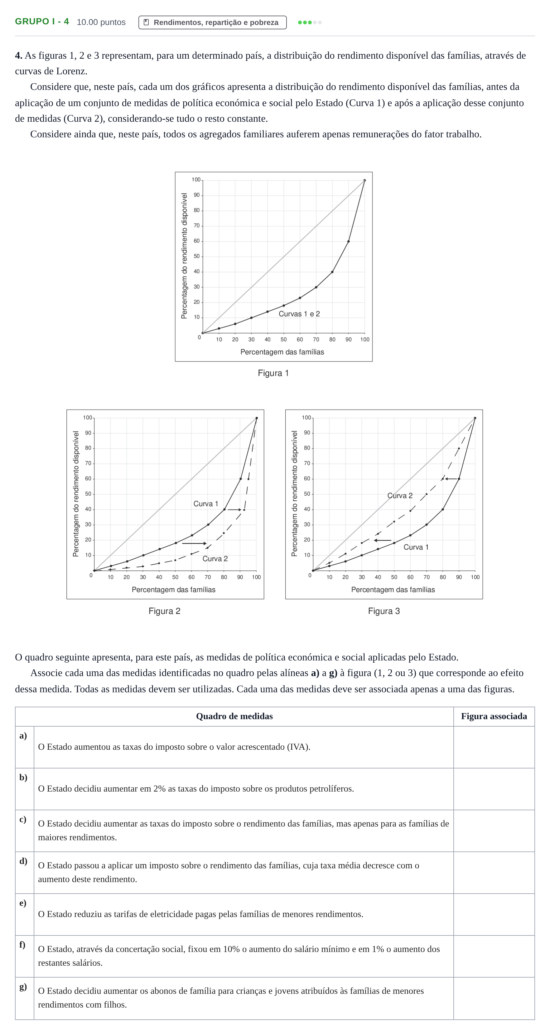 Enunciado: Grupo I - 4 · Exame Nacional Economia A 2.ª fase 2021