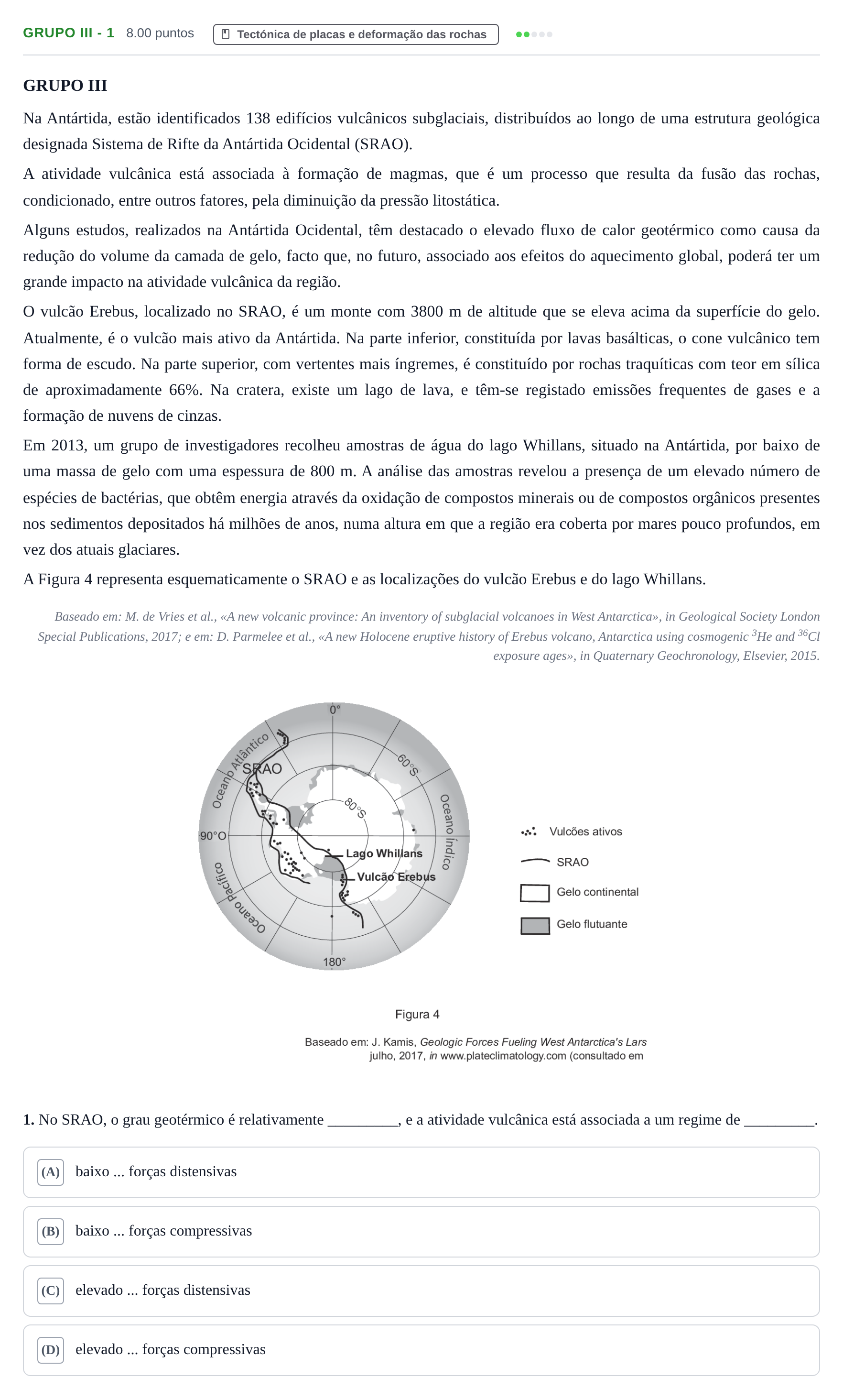 Enunciado: Grupo III - 1 · Exame Nacional Biologia e Geologia 2.ª fase 2021
