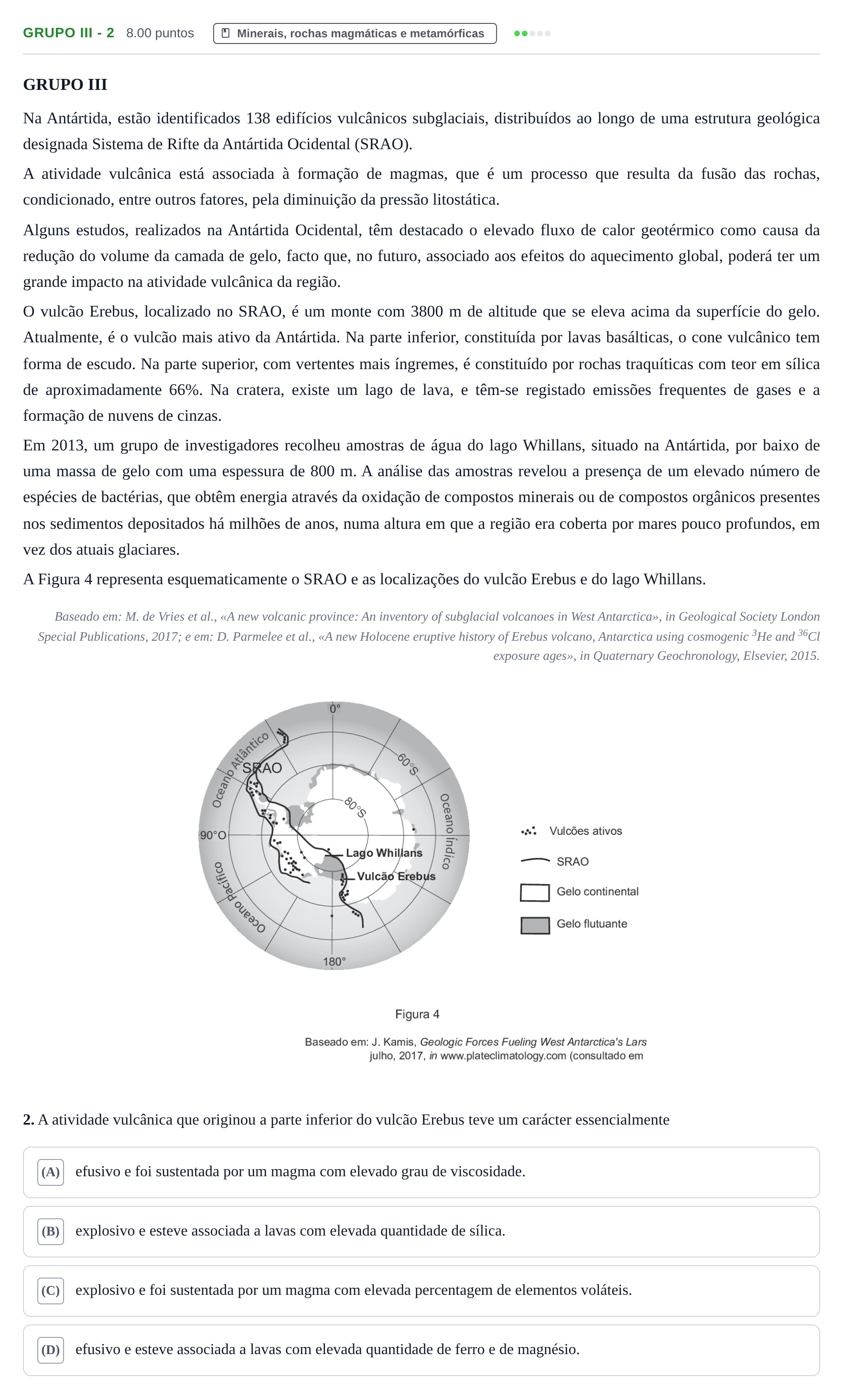 Enunciado: Grupo III - 2 · Exame Nacional Biologia e Geologia 2.ª fase 2021