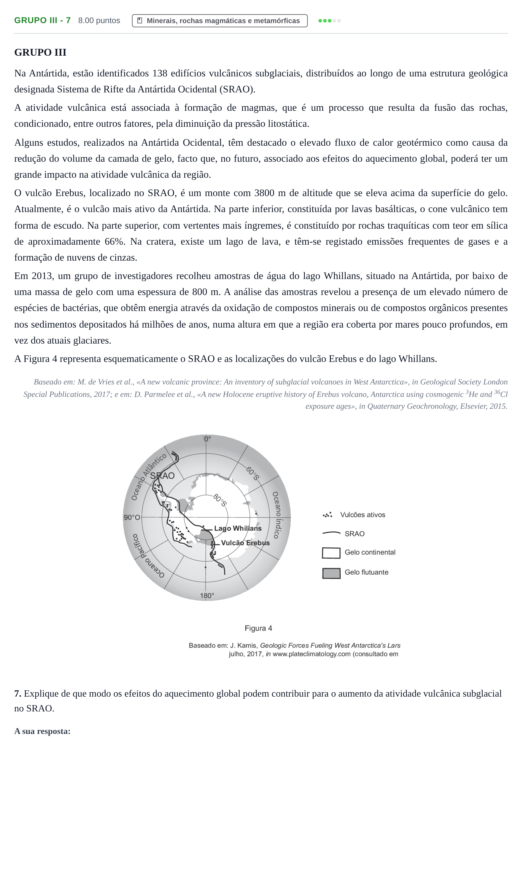 Enunciado: Grupo III - 7 · Exame Nacional Biologia e Geologia 2.ª fase 2021