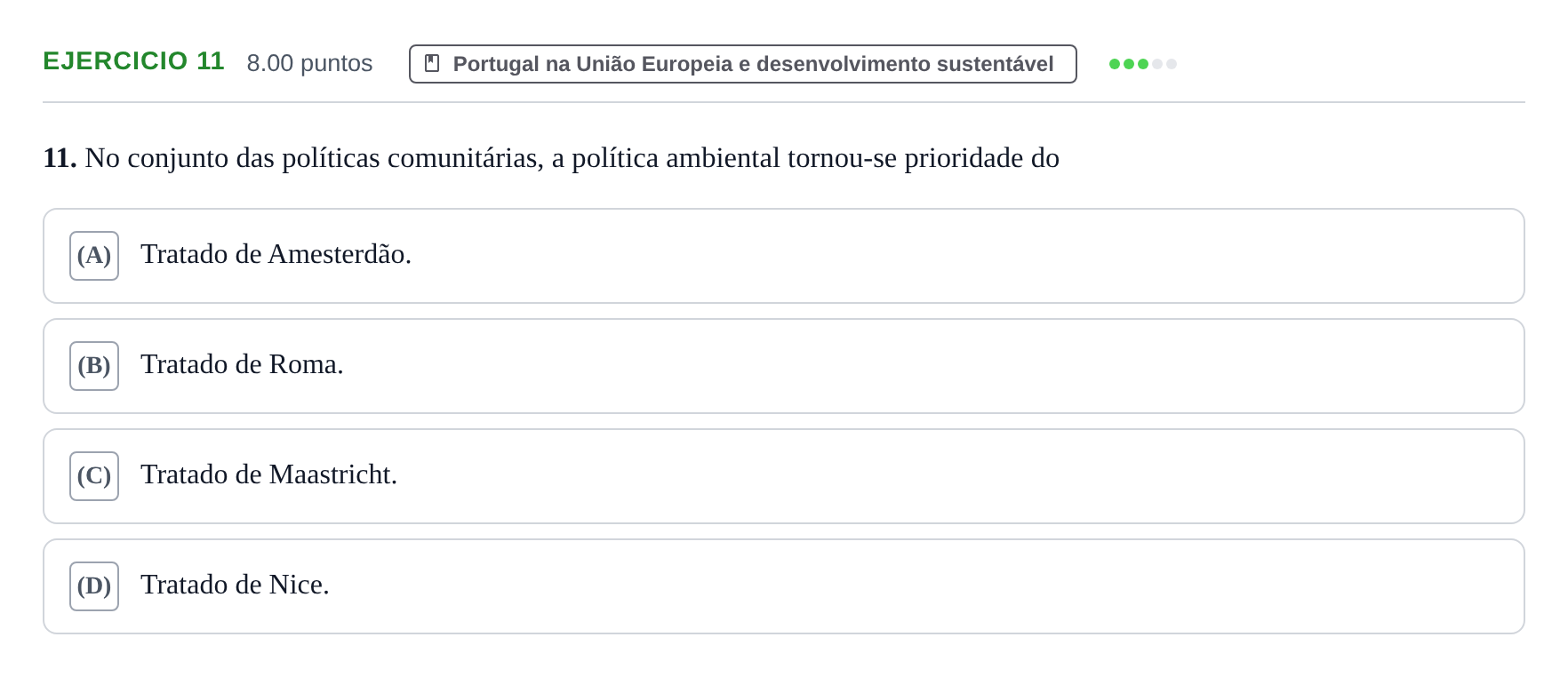 Enunciado: Exercício 11 · Exame Nacional Geografia A Época especial 2021