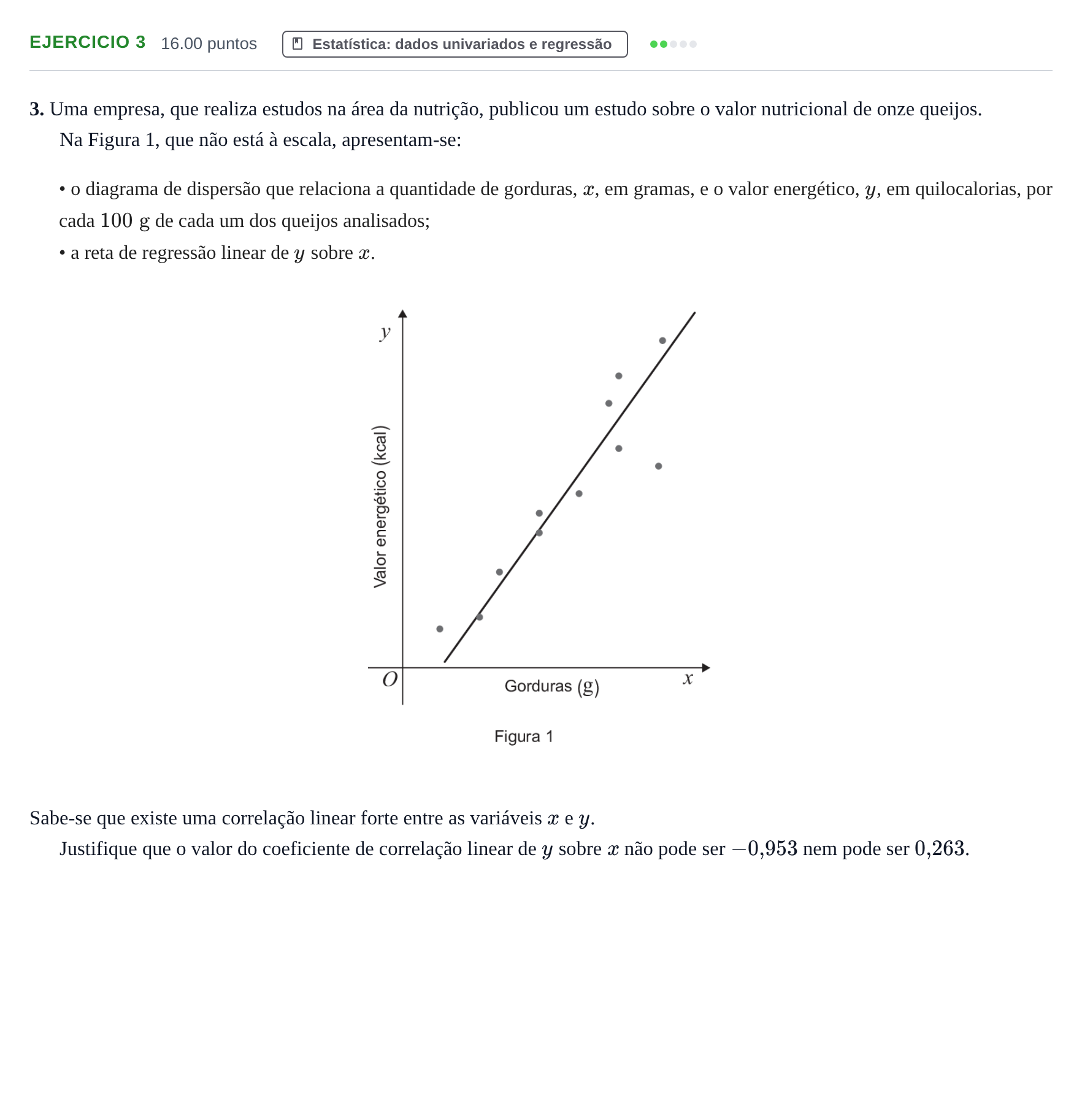 Enunciado: Exercício 3 · Exame Nacional Matemática B Época especial 2021