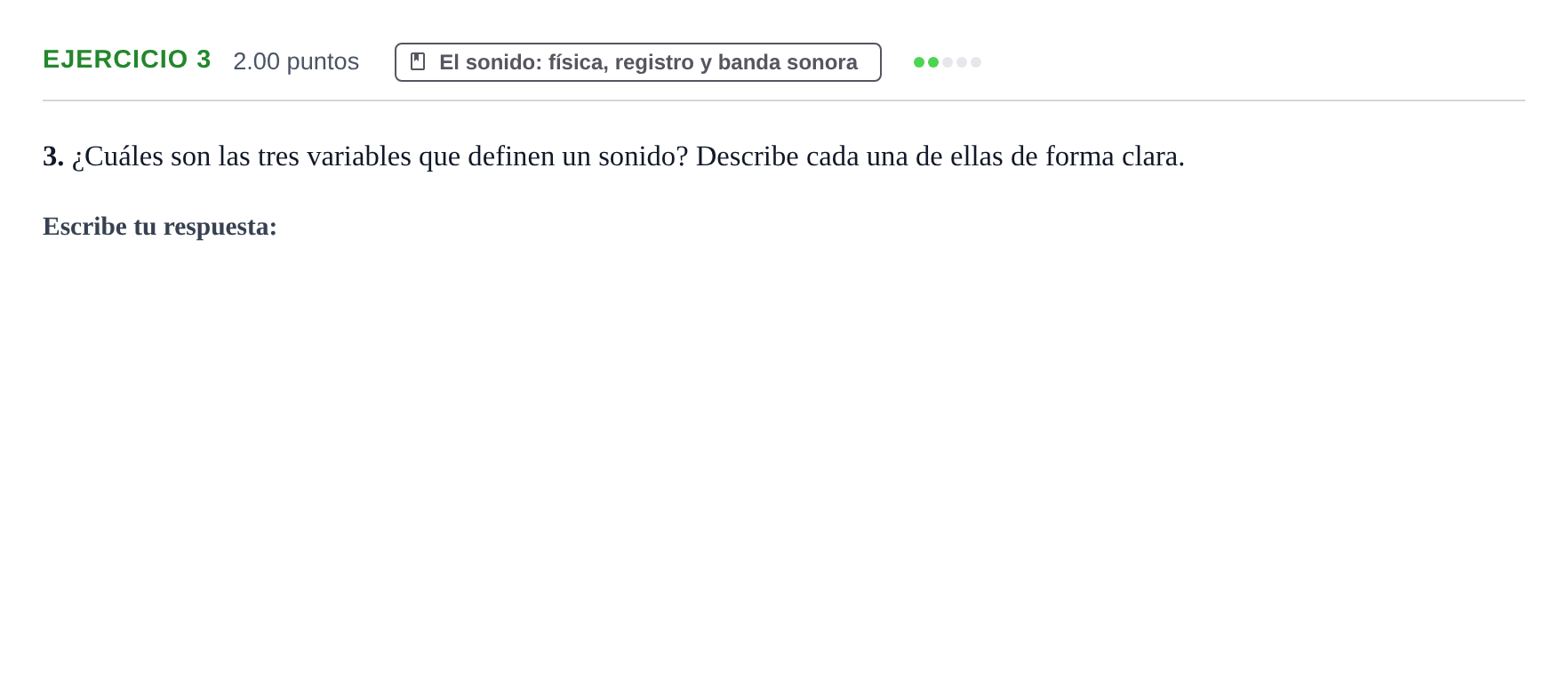 Enunciado: Problema 3 · Cultura Audiovisual II PAU Castilla y León Ordinaria 2022