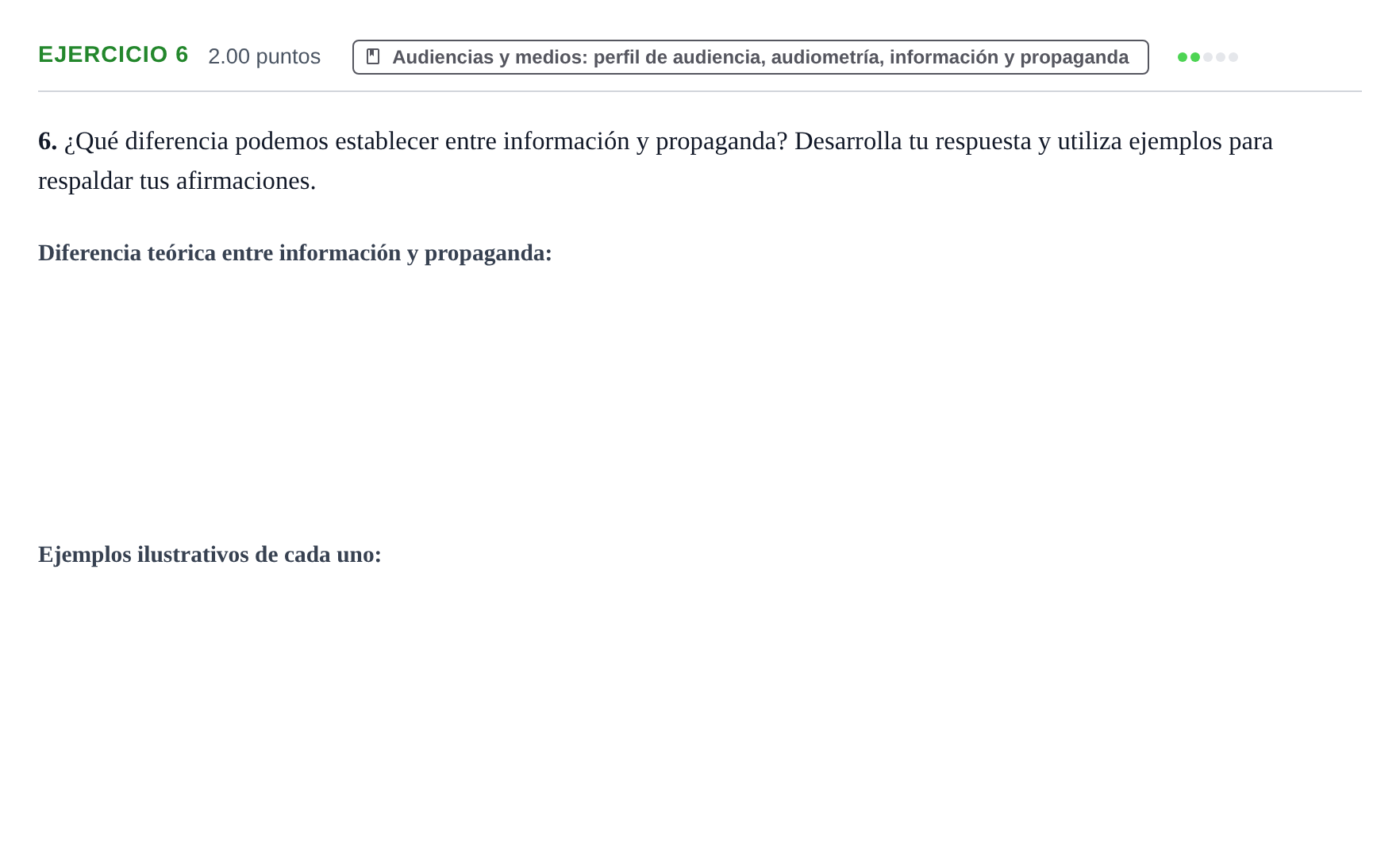 Enunciado: Problema 6 · Cultura Audiovisual II PAU Castilla y León Ordinaria 2022