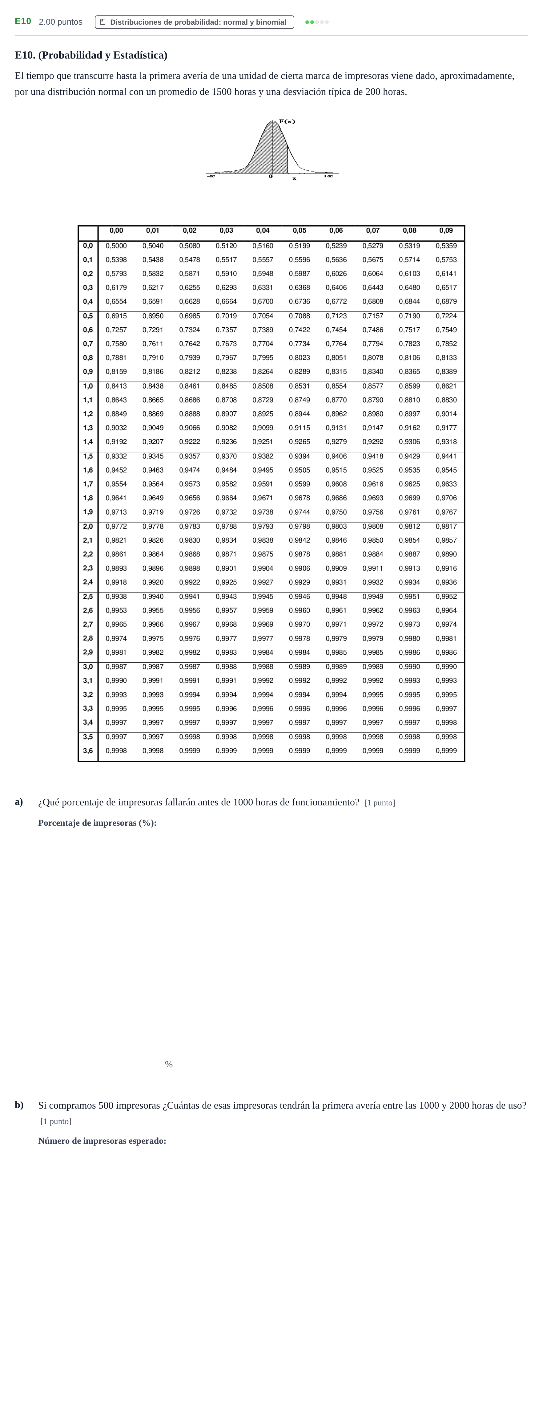 Enunciado: Ejercicio E10 · Matemáticas II PAU Castilla y León Ordinaria 2022
