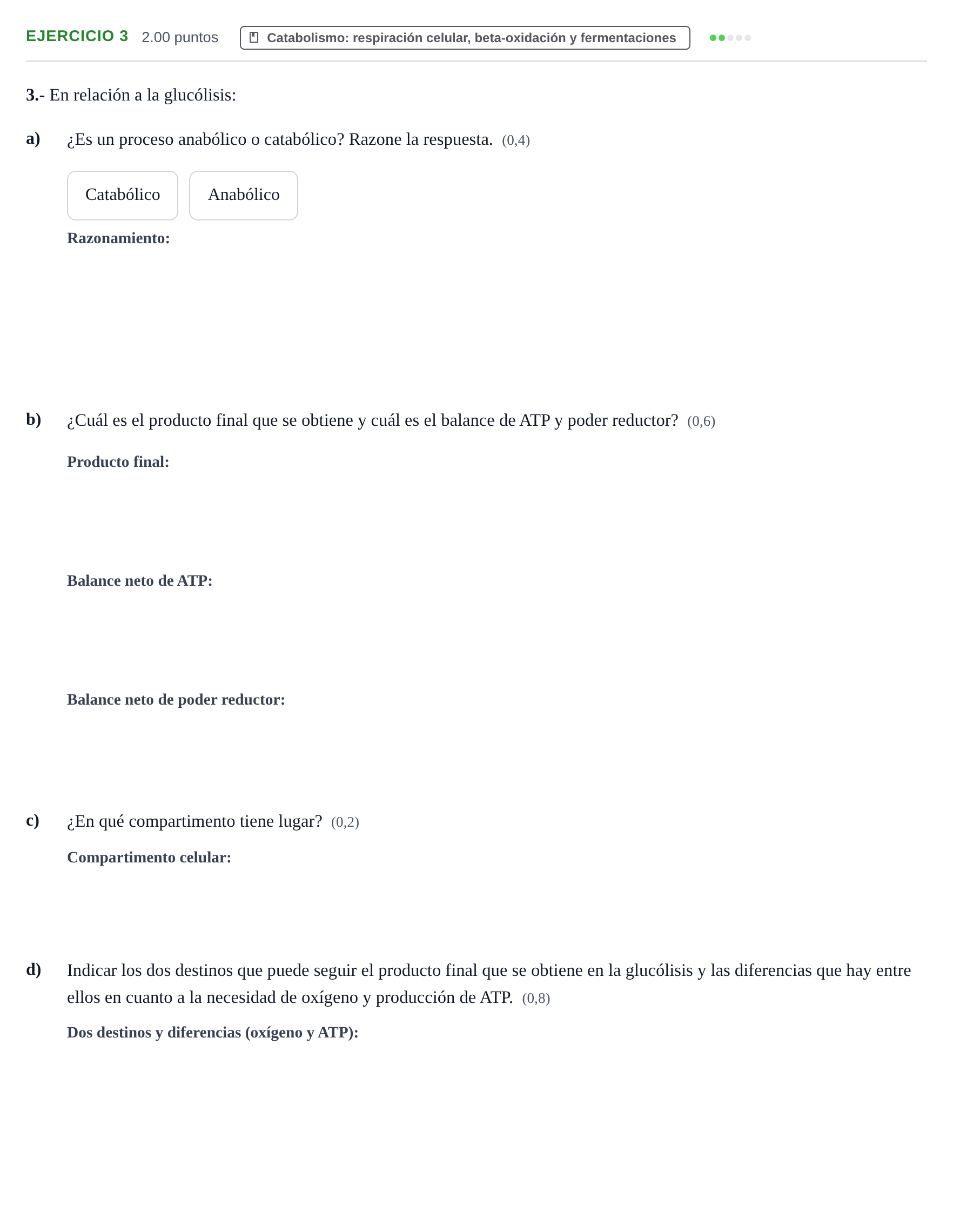 Enunciado: Problema 3 · Biología PAU Castilla y León Ordinaria 2021