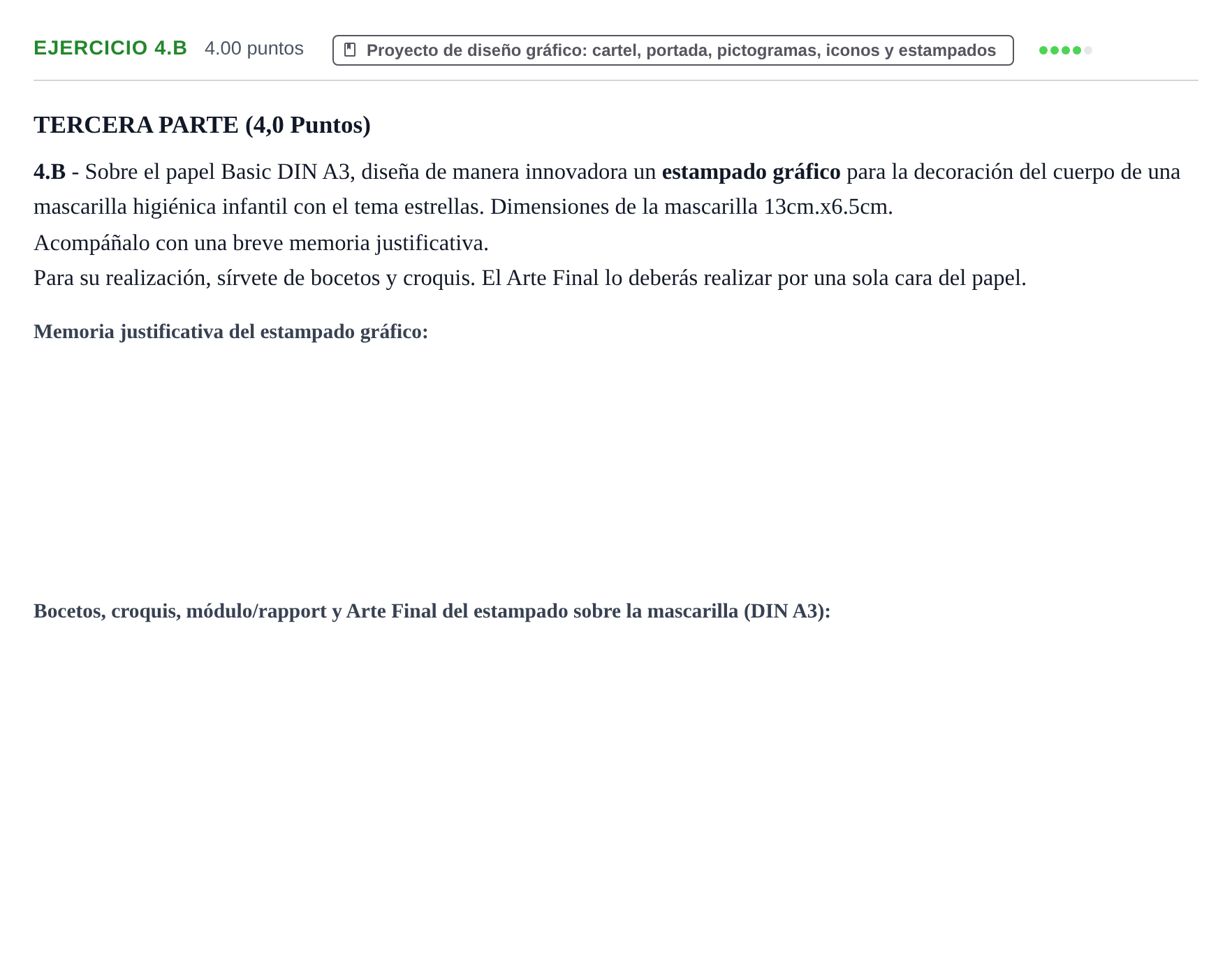 Enunciado: Ejercicio 4.B · Diseño PAU Castilla y León Ordinaria 2021