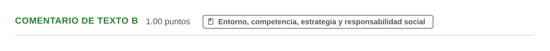 Enunciado: Ejercicio Comentario de Texto B · Empresa y Diseño de Modelos de Negocio PAU Castilla y León Ordinaria 2021