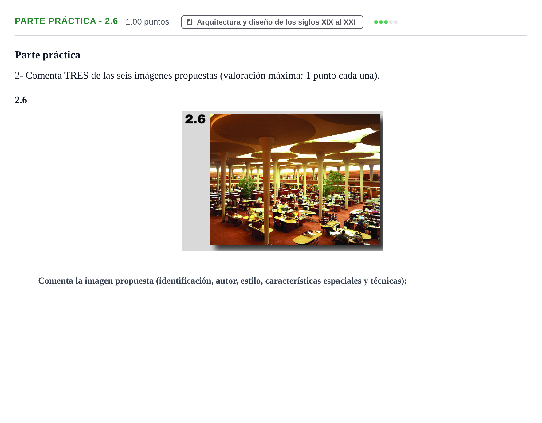 Enunciado: Ejercicio Parte práctica - 2.6 · Fundamentos Artísticos PAU Castilla y León Extraordinaria 2021