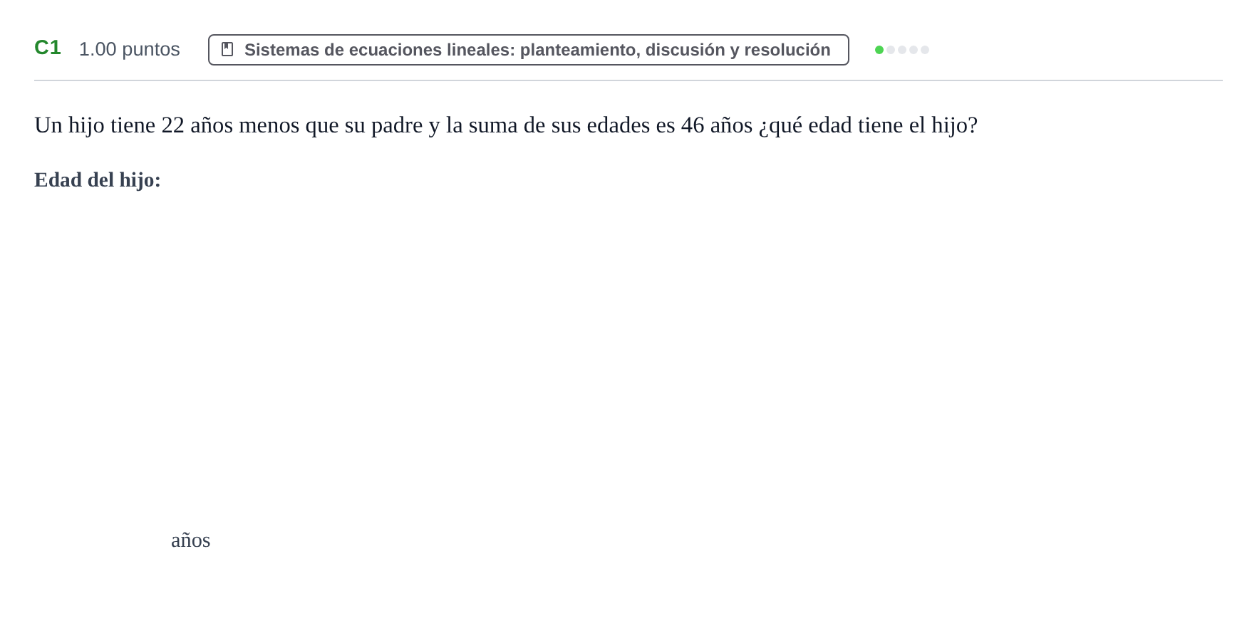 Enunciado: Ejercicio C1 · Matemáticas aplicadas a las Ciencias Sociales II PAU Castilla y León Extraordinaria 2021