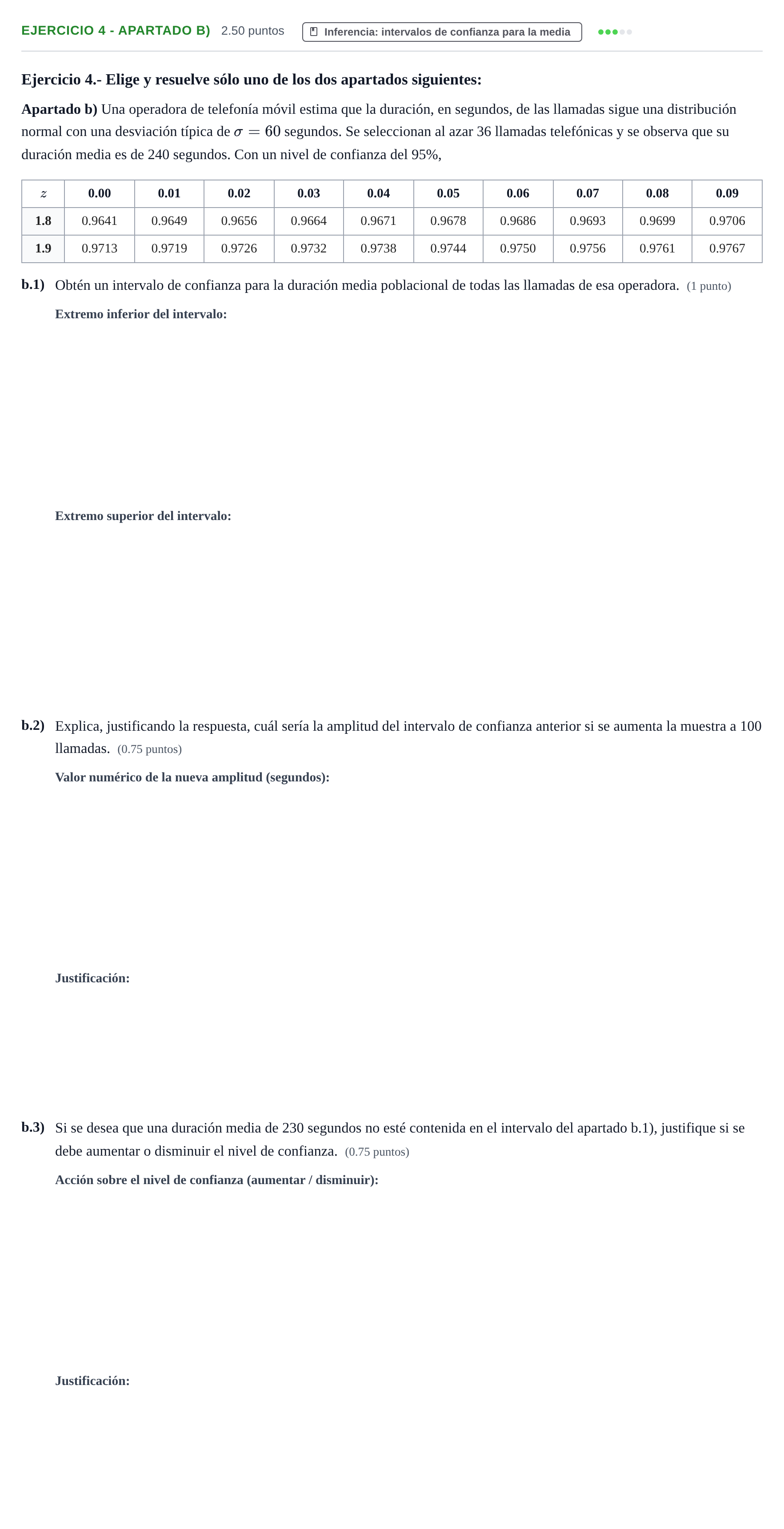 Enunciado: Ejercicio 4 - Apartado b) · Matemáticas aplicadas a las Ciencias Sociales II PAU Castilla-La Mancha Ordinaria 2026