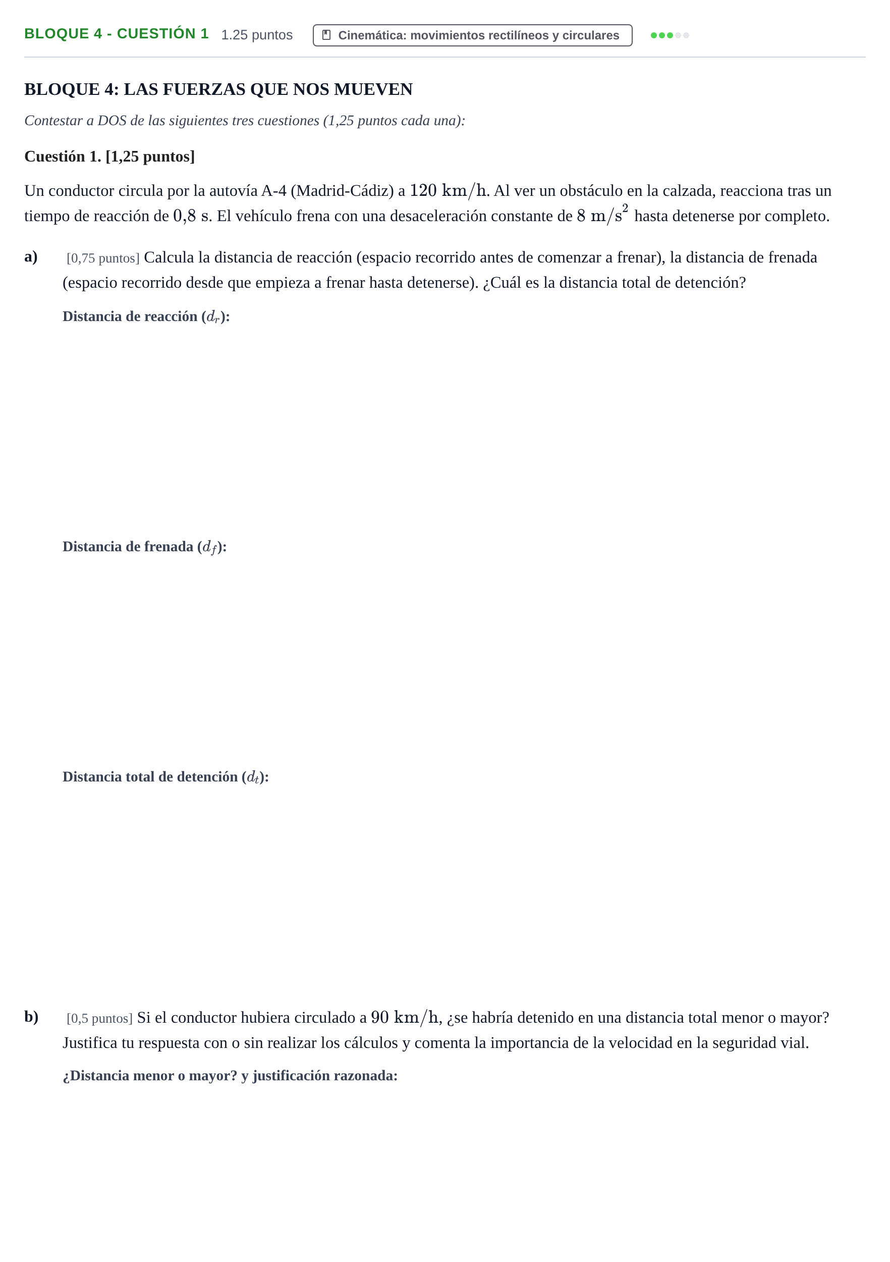 Enunciado: Bloque 4 - Cuestión 1 · Ciencias Generales PAU Castilla-La Mancha Ordinaria 2026