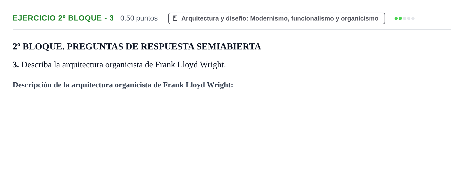Enunciado: Ejercicio 2º Bloque - 3 · Movimientos Culturales y Artísticos PAU Castilla-La Mancha Ordinaria 2026
