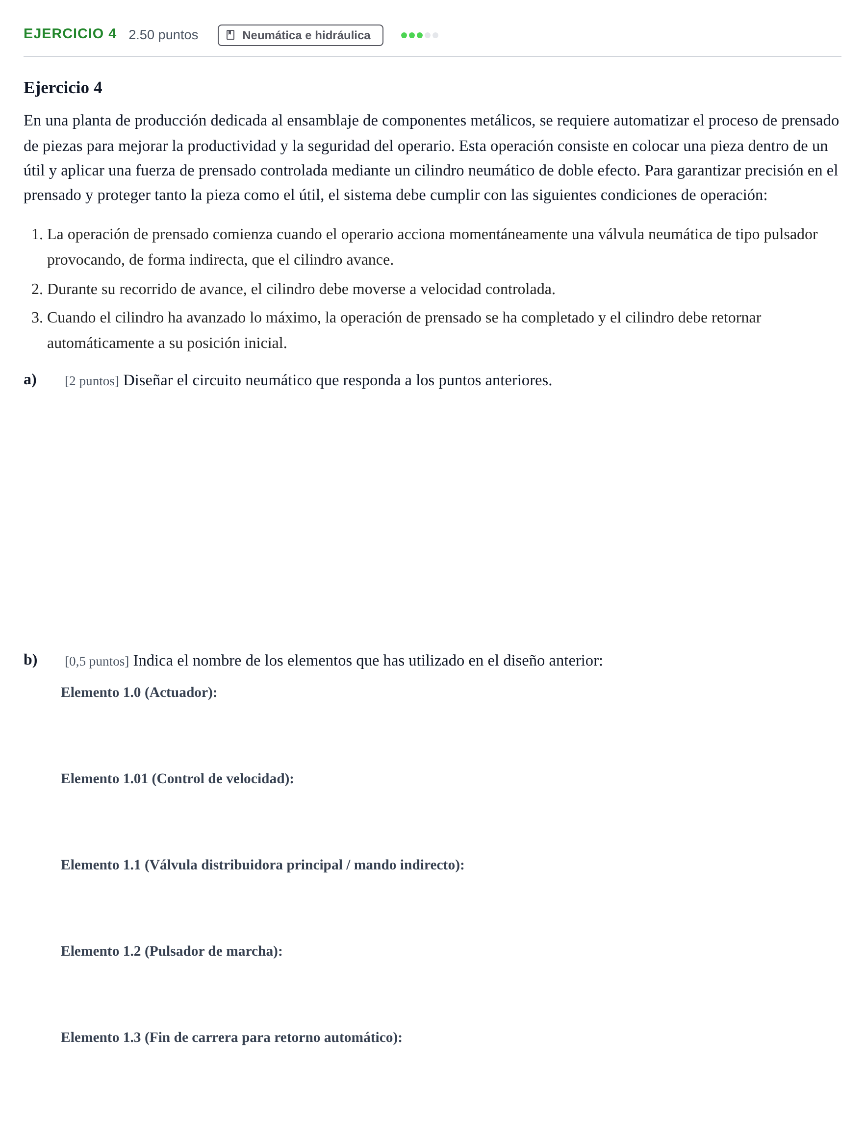 Enunciado: Ejercicio 4 · Tecnología e Ingeniería II PAU Castilla-La Mancha Ordinaria 2026