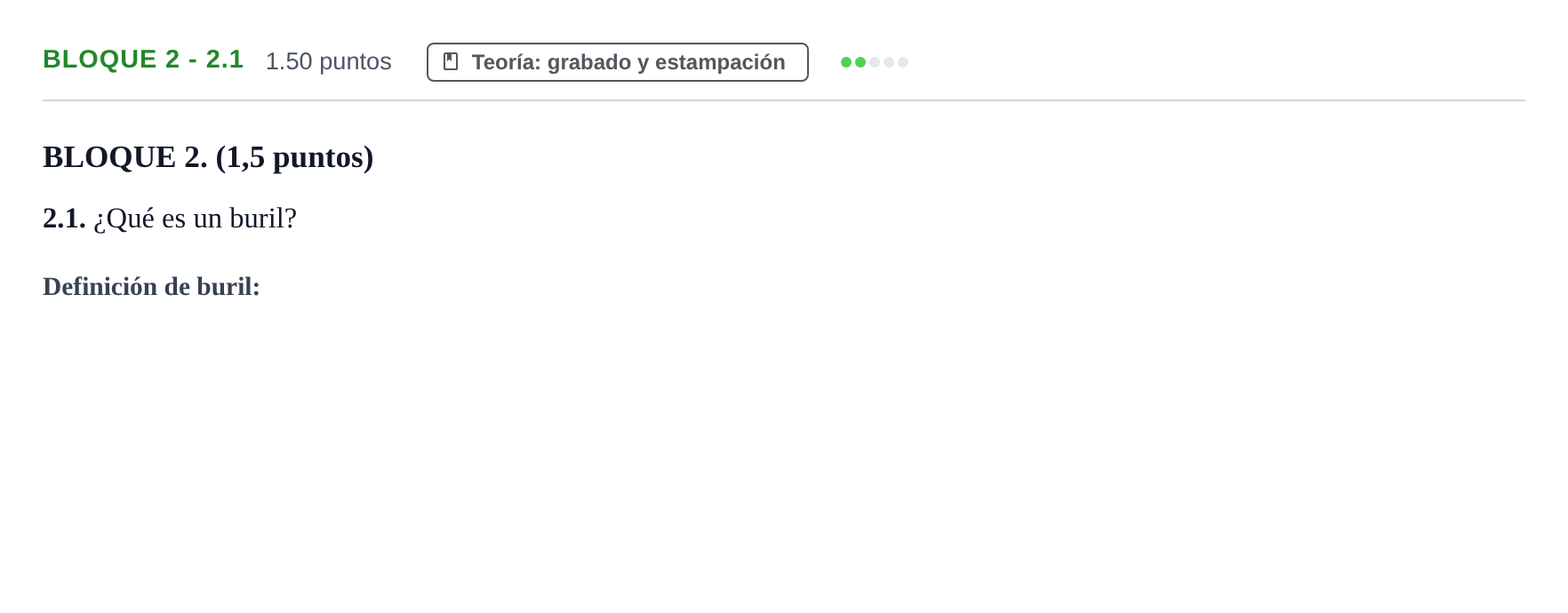 Enunciado: Bloque 2 - 2.1 · Técnicas de Expresión Gráfico-Plástica PAU Castilla-La Mancha Extraordinaria 2026