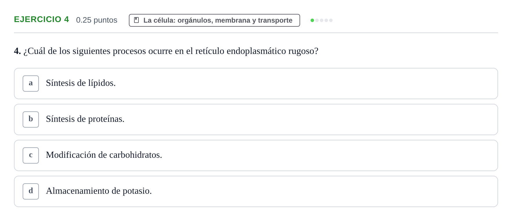 Enunciado: Problema 4 · Biología PAU Castilla-La Mancha Extraordinaria 2025