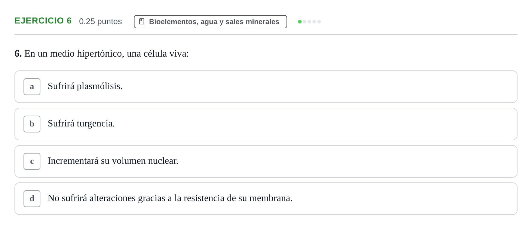 Enunciado: Problema 6 · Biología PAU Castilla-La Mancha Extraordinaria 2025