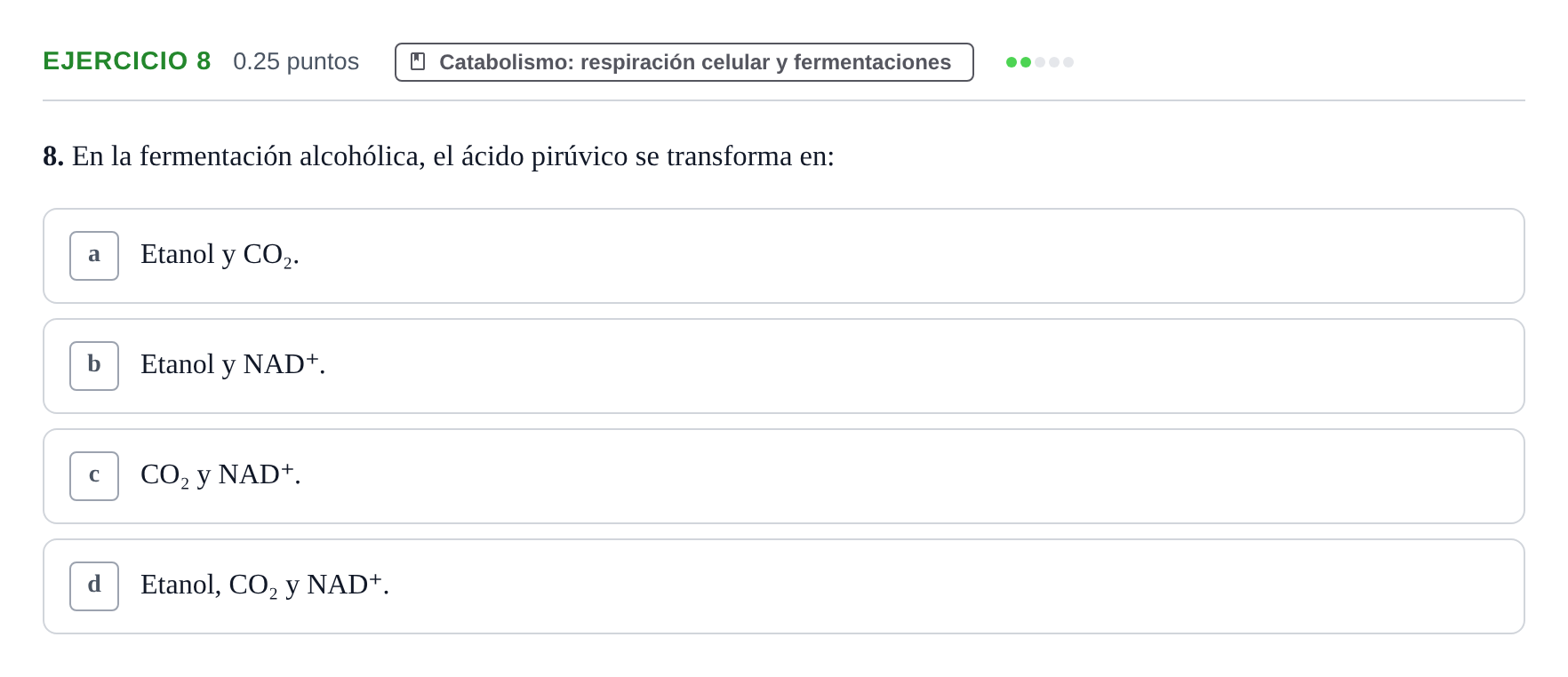 Enunciado: Problema 8 · Biología PAU Castilla-La Mancha Extraordinaria 2025