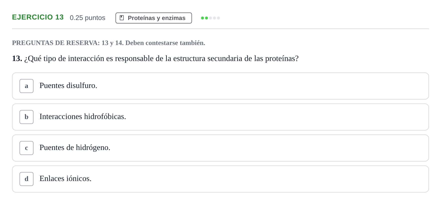 Enunciado: Problema 13 · Biología PAU Castilla-La Mancha Ordinaria 2025