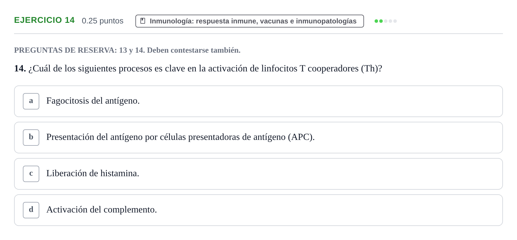 Enunciado: Problema 14 · Biología PAU Castilla-La Mancha Ordinaria 2025