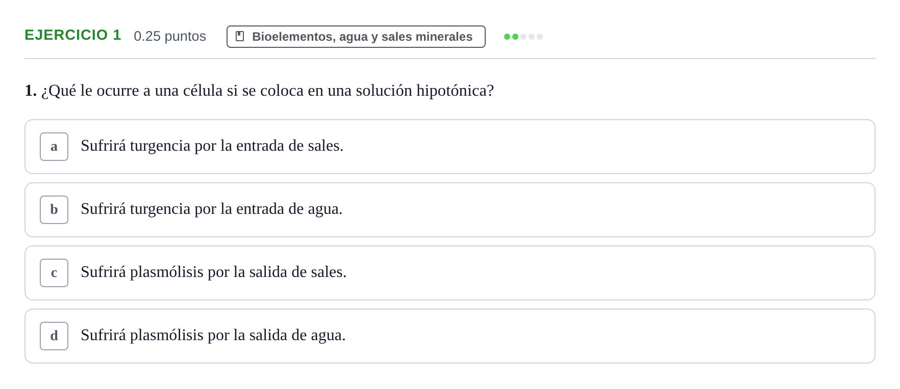 Enunciado: Problema 1 · Biología PAU Castilla-La Mancha Ordinaria 2025