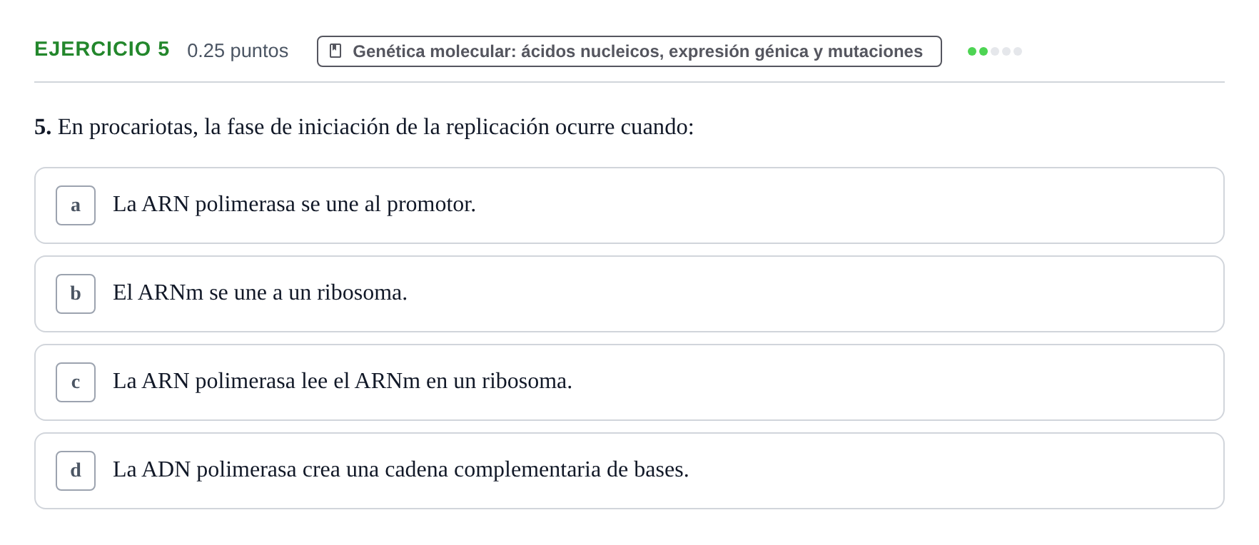 Enunciado: Problema 5 · Biología PAU Castilla-La Mancha Ordinaria 2025