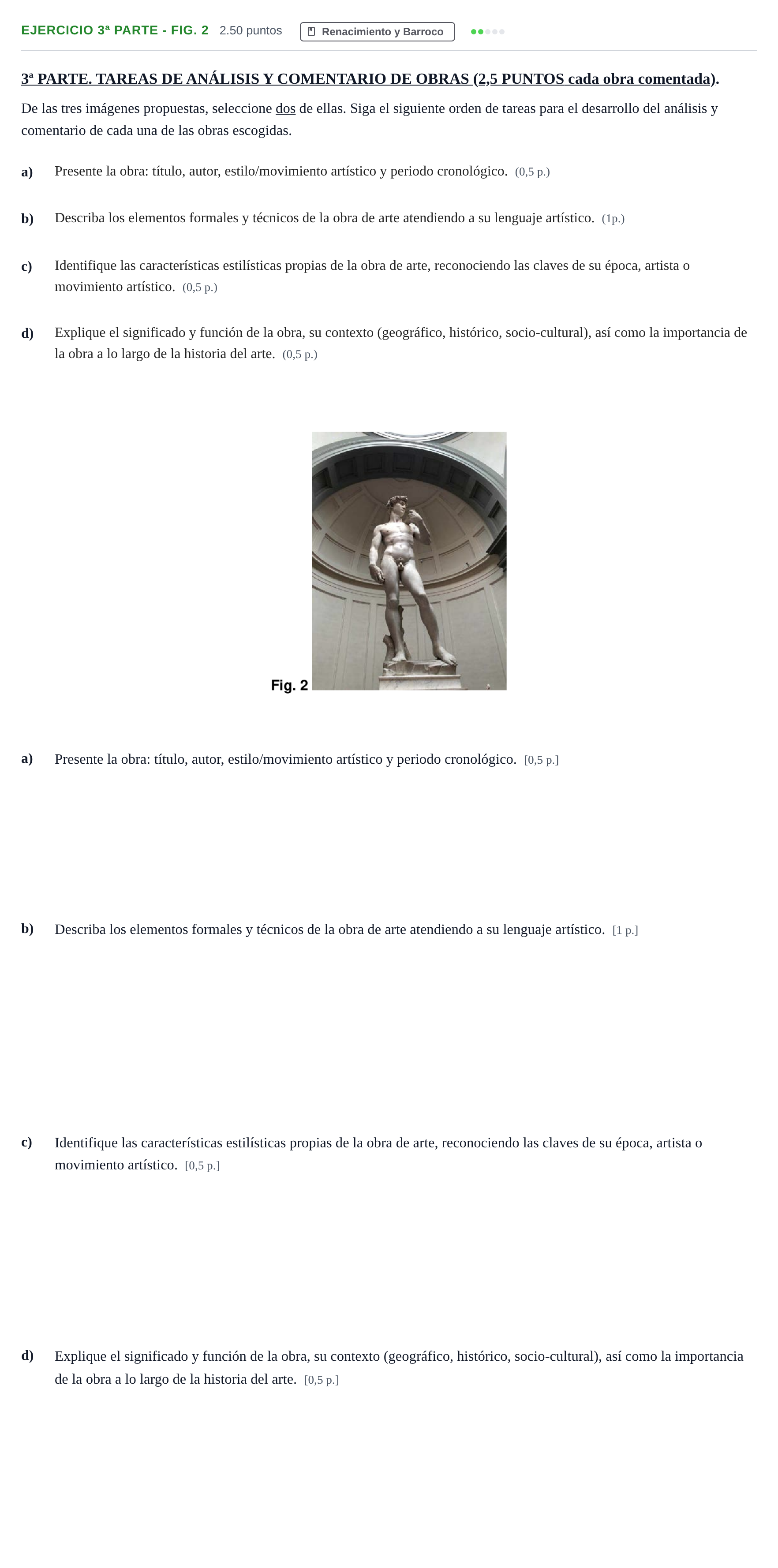 Enunciado: Ejercicio 3ª Parte - Fig. 2 · Fundamentos Artísticos PAU Castilla-La Mancha Extraordinaria 2025