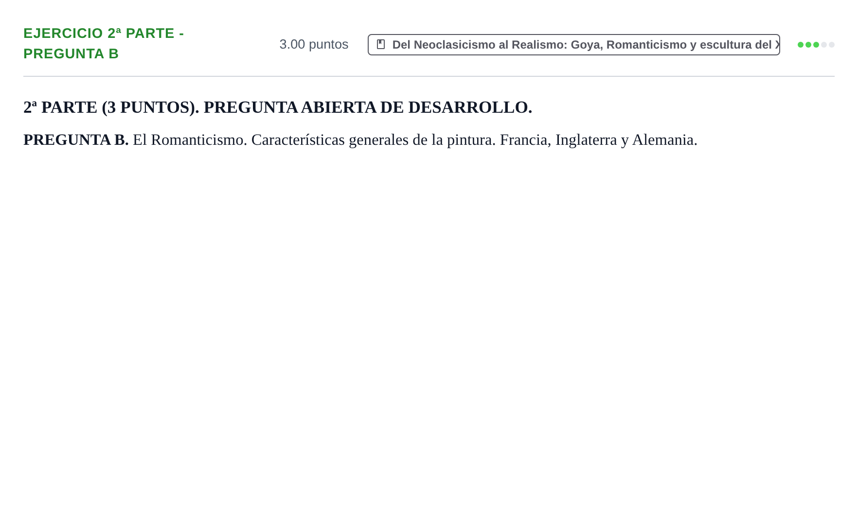 Enunciado: Ejercicio 2ª Parte - Pregunta B · Fundamentos Artísticos PAU Castilla-La Mancha Ordinaria 2025