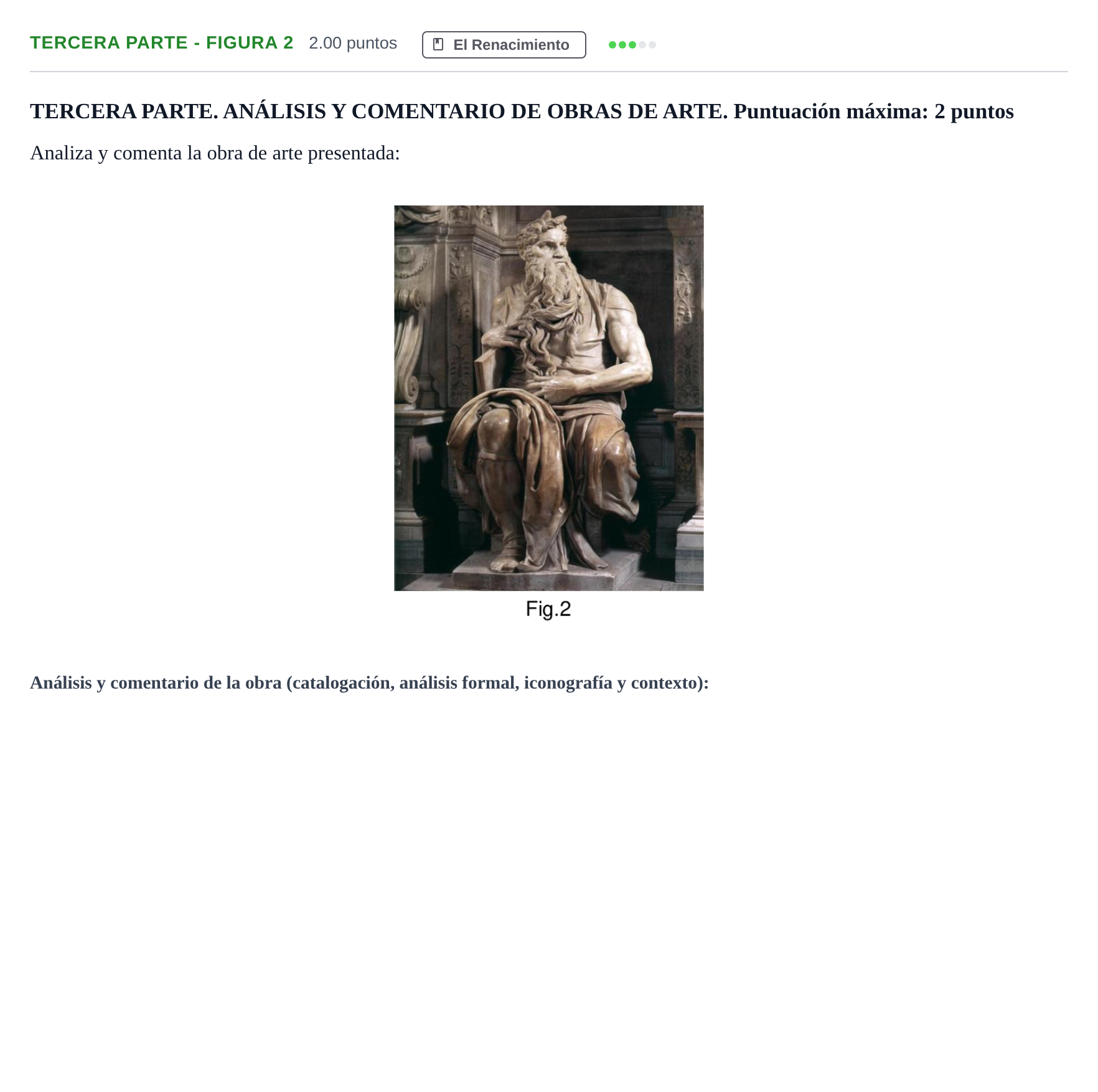 Enunciado: Ejercicio Tercera parte - Figura 2 · Historia del Arte PAU Castilla-La Mancha Extraordinaria 2025