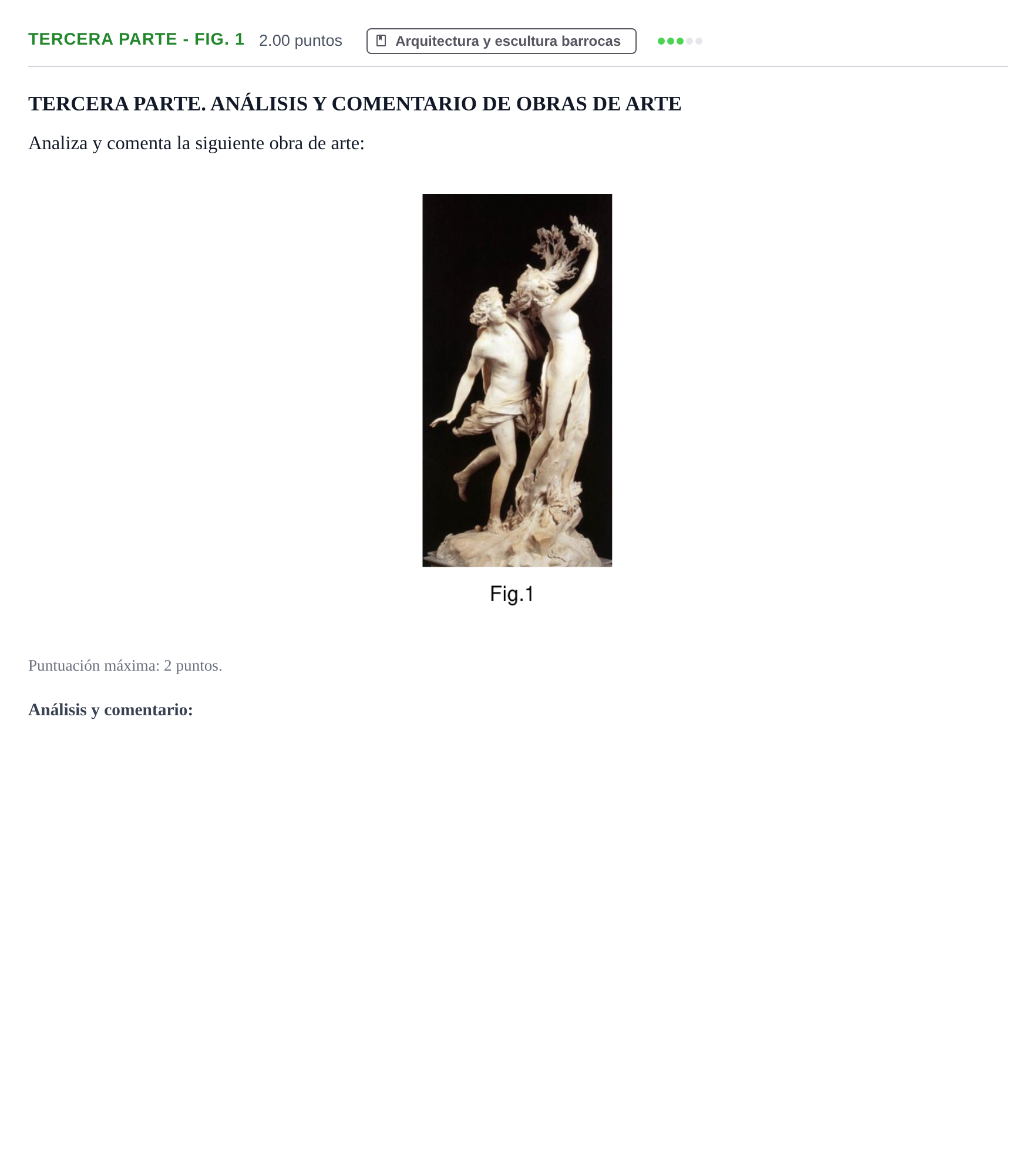 Enunciado: Ejercicio Tercera Parte - Fig. 1 · Historia del Arte PAU Castilla-La Mancha Ordinaria 2025