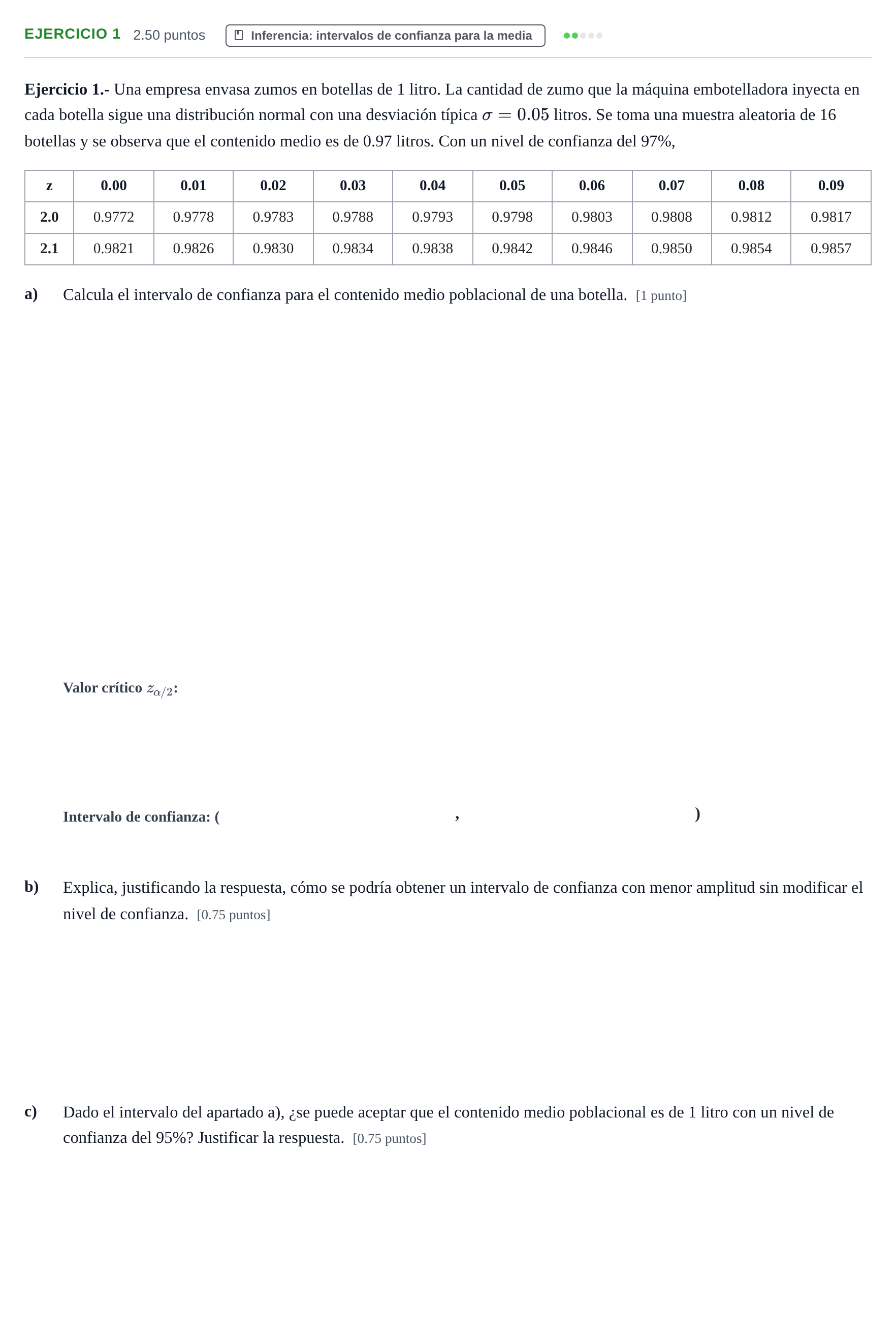 Enunciado: Ejercicio 1 · Matemáticas aplicadas a las Ciencias Sociales II PAU Castilla-La Mancha Extraordinaria 2025